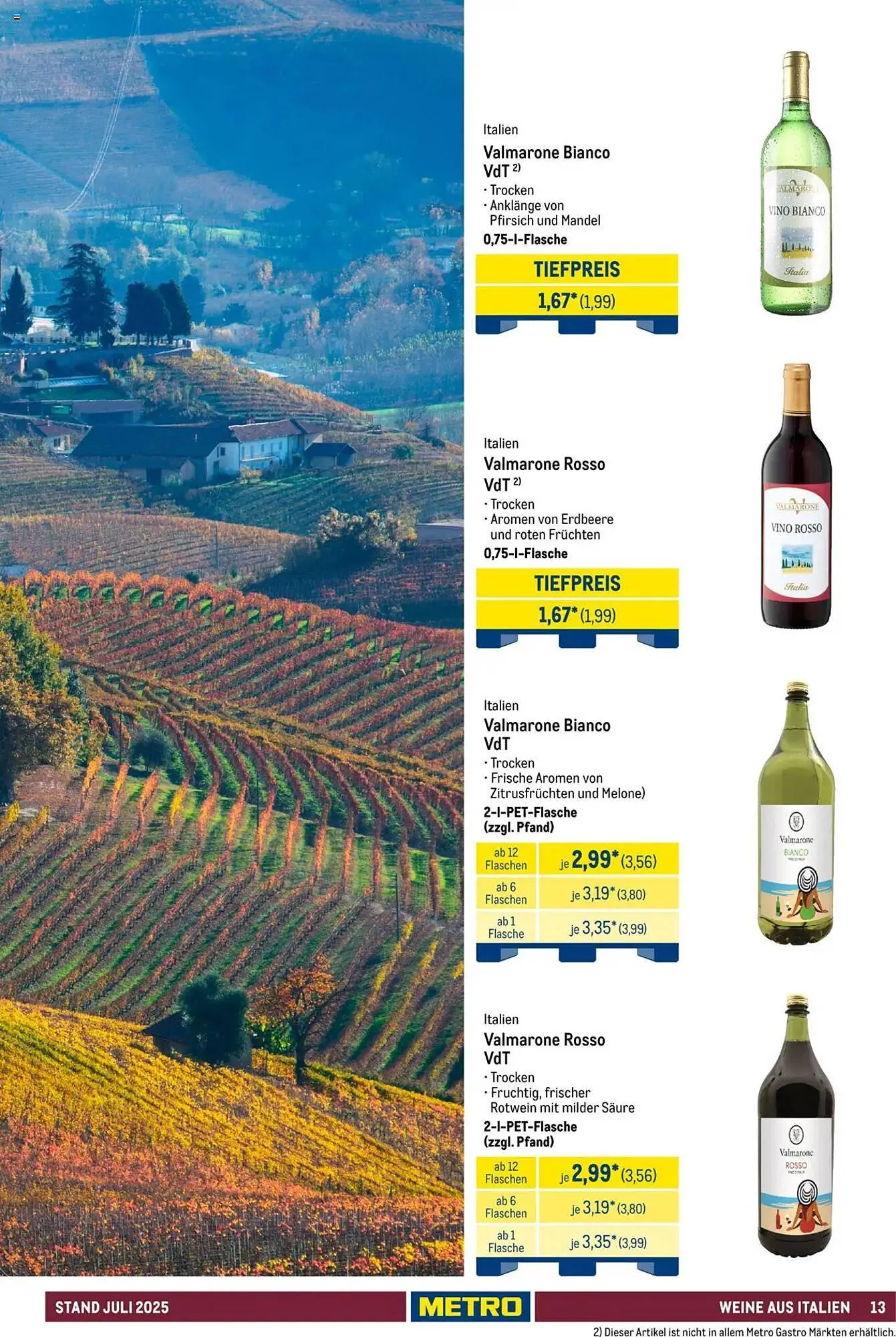 METRO Prospekt von 1. Juli bis 31. Juli 2025 - Prospekt seite 13