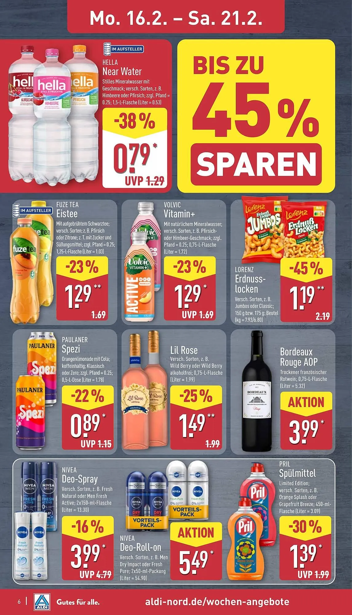 Aldi Nord Prospekt von 16. Februar bis 21. Februar 2026 - Prospekt seite 11
