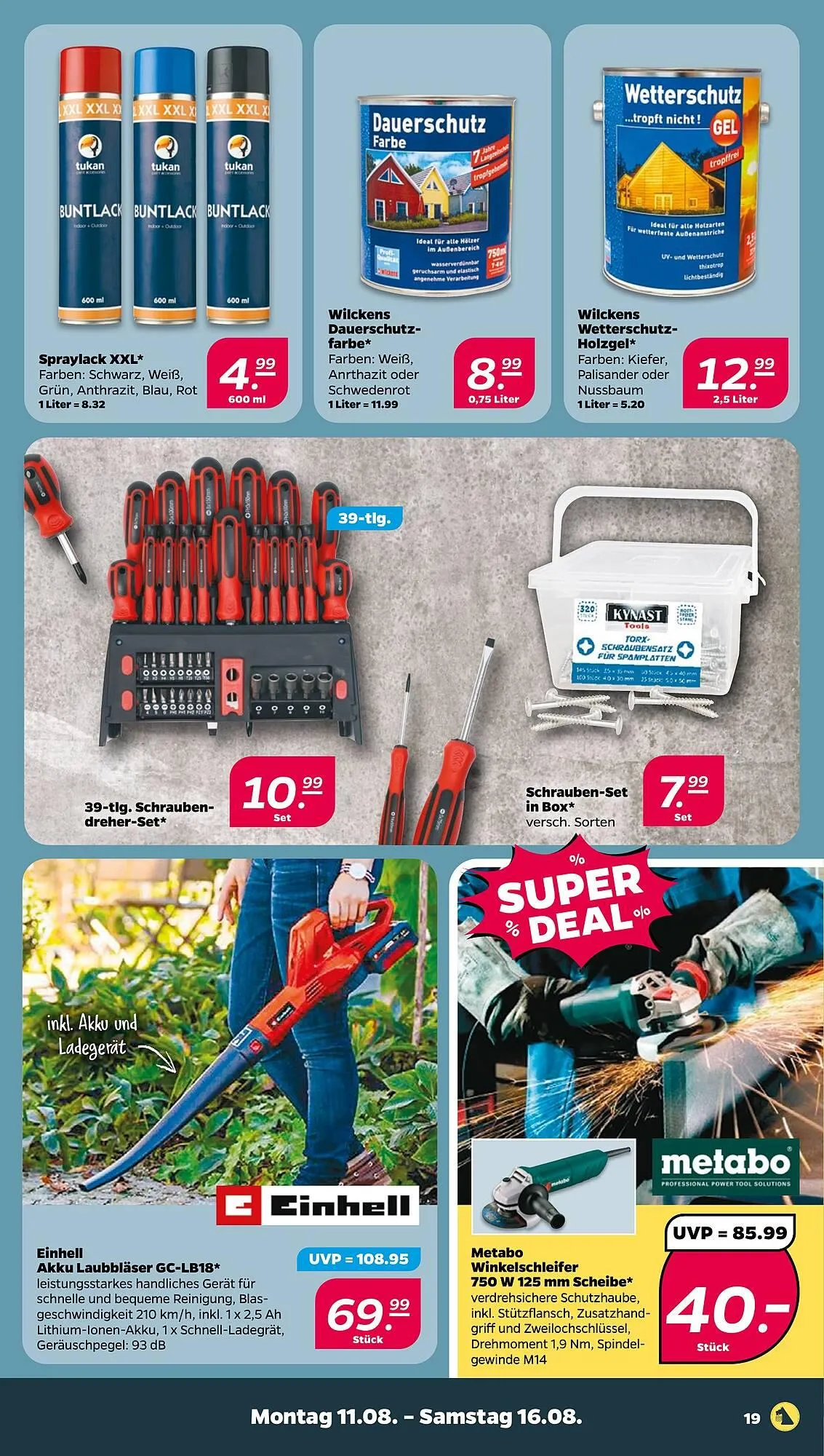 NETTO Prospekt von 11. August bis 16. August 2025 - Prospekt seite 21