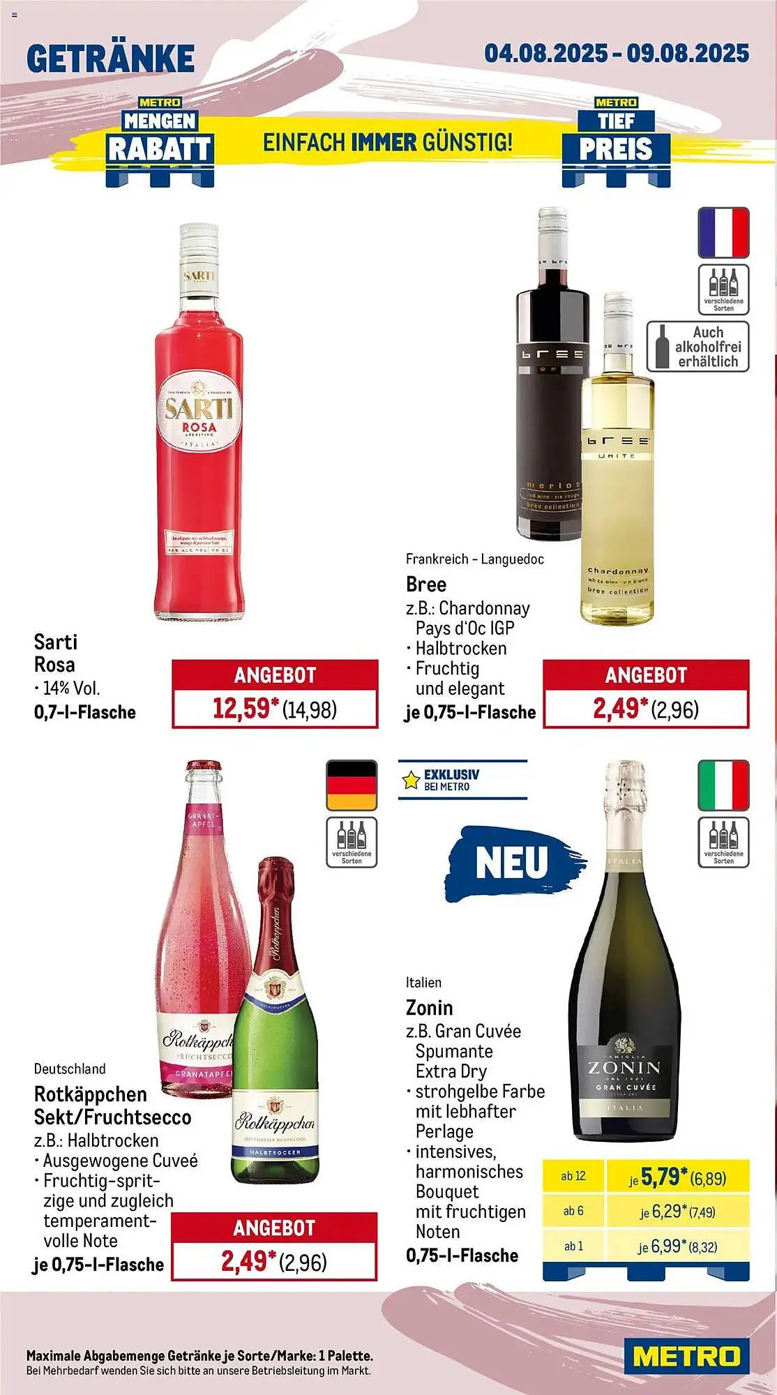 METRO Prospekt von 4. August bis 9. August 2025 - Prospekt seite 14