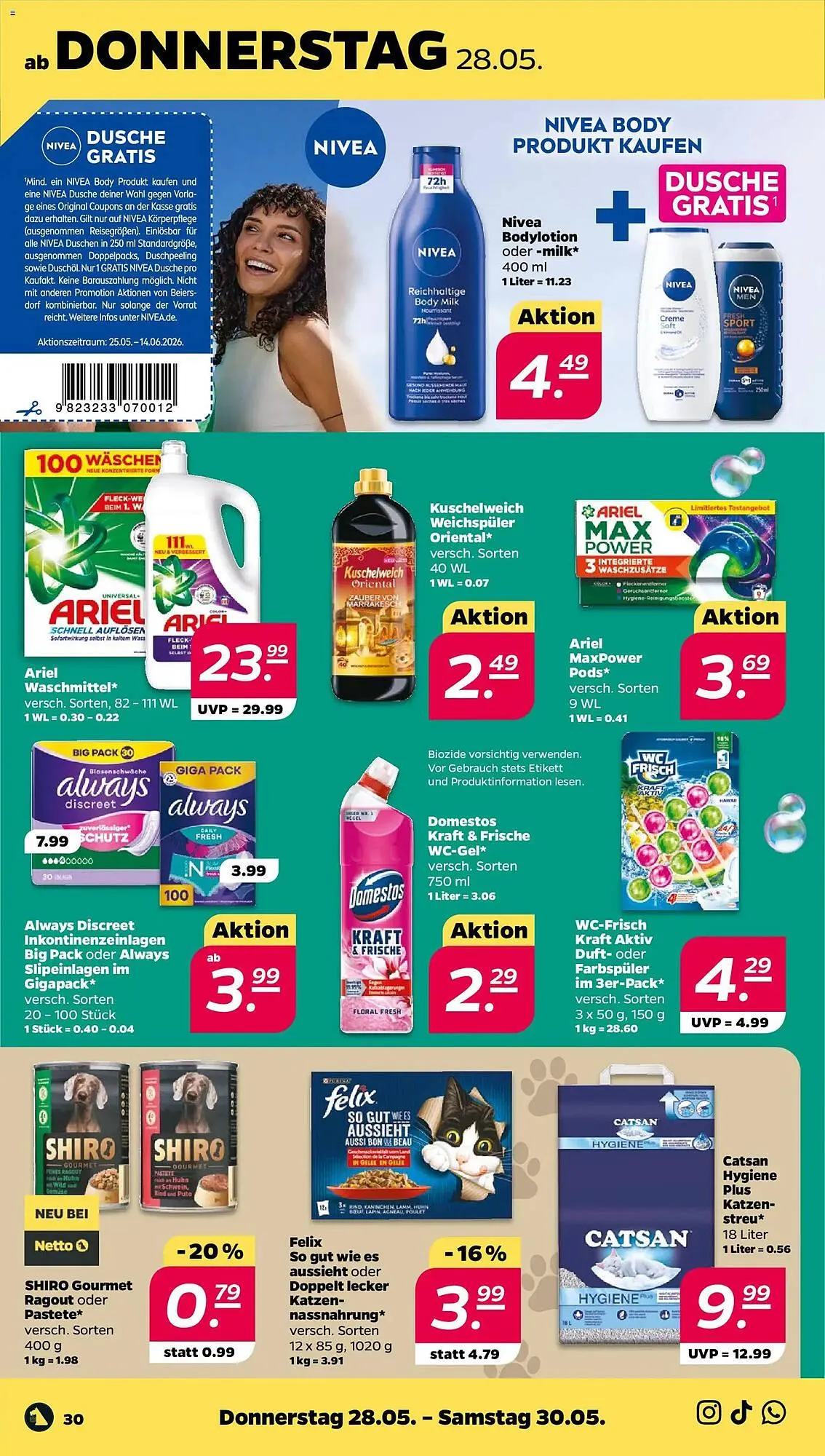 NETTO Prospekt von 26. Mai bis 30. Mai 2026 - Prospekt seite 32