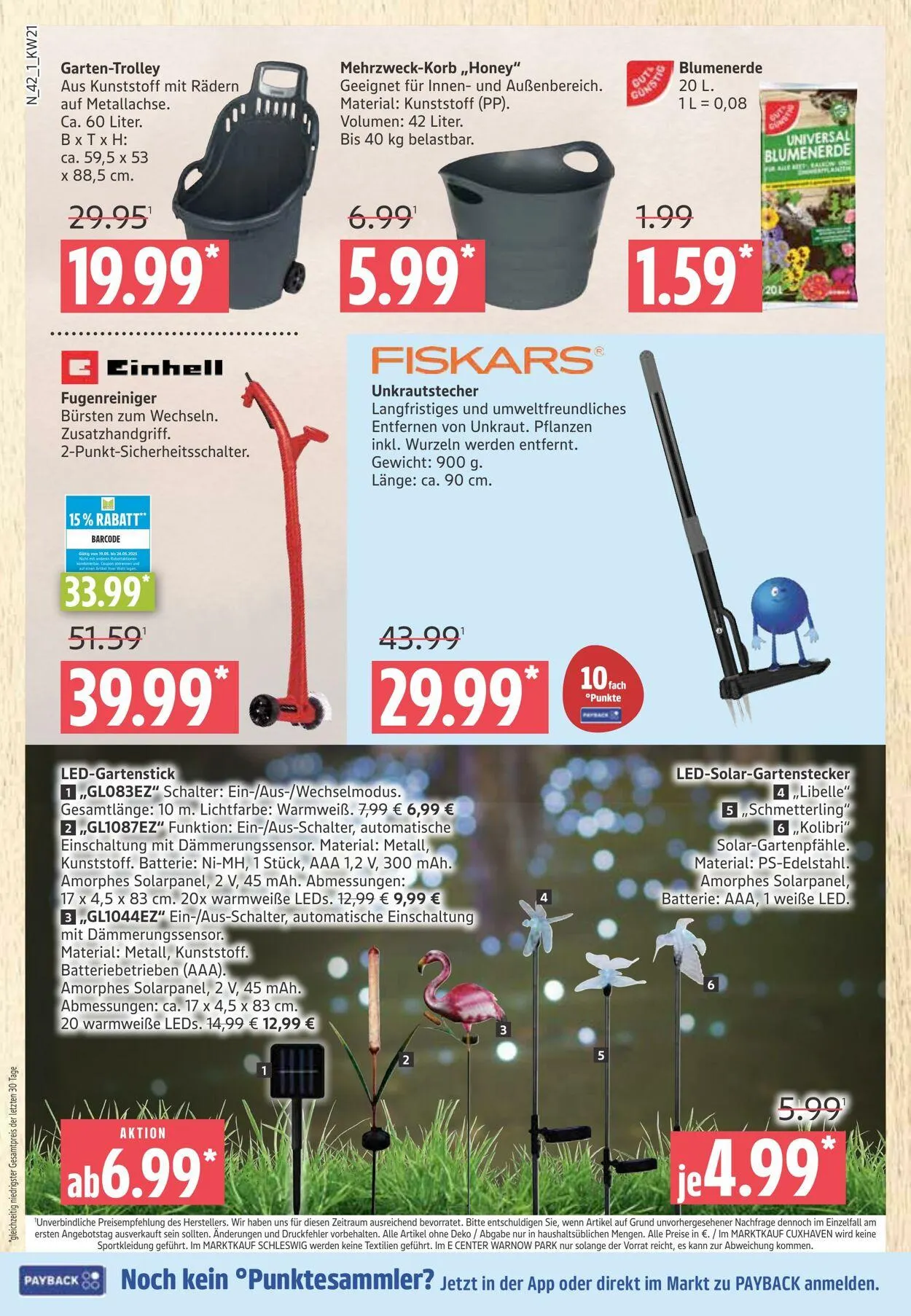 Marktkauf Aktueller Prospekt von 19. Mai bis 24. Mai 2025 - Prospekt seite 42