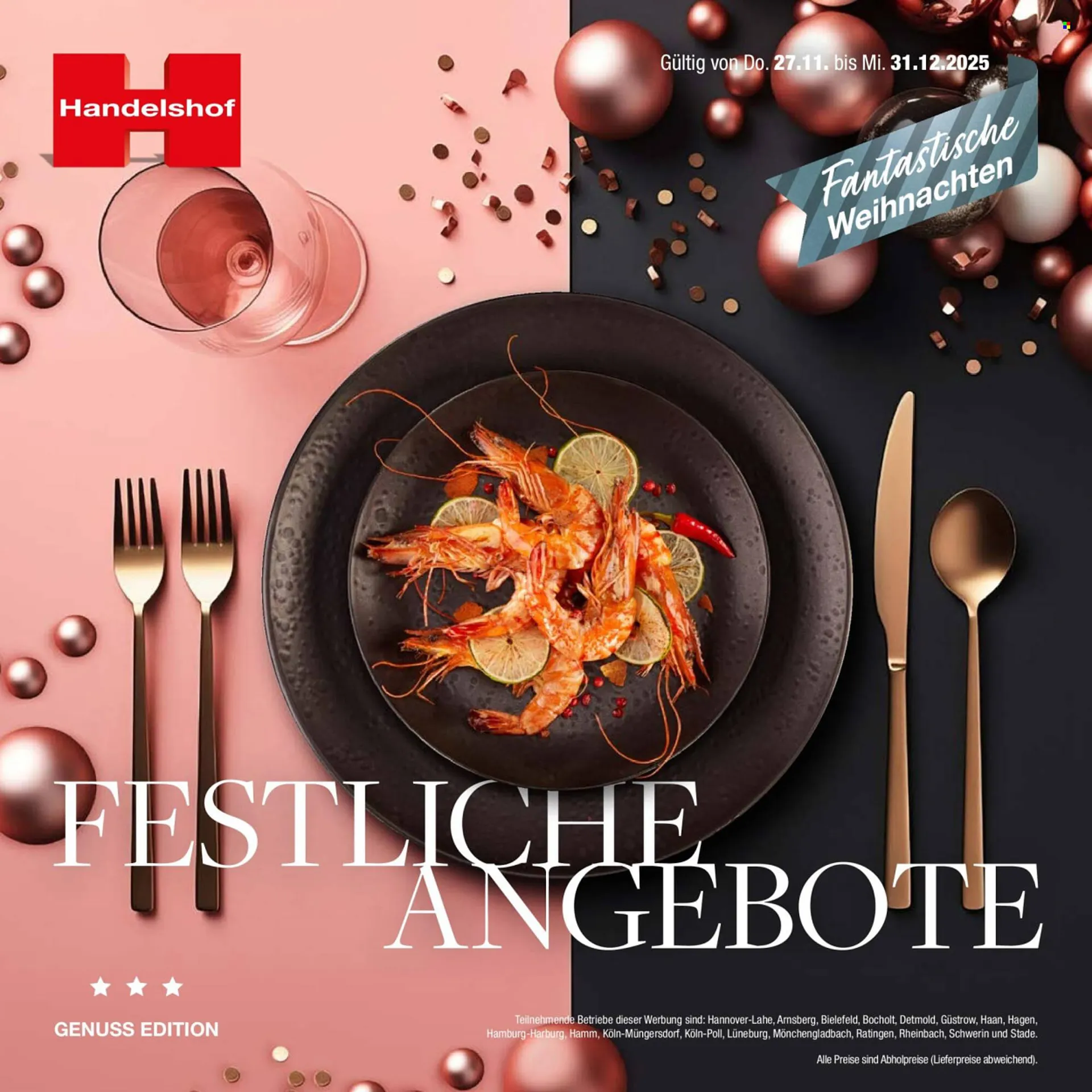 Handelshof Prospekt von 27. November bis 31. Dezember 2025 - Prospekt seite 1