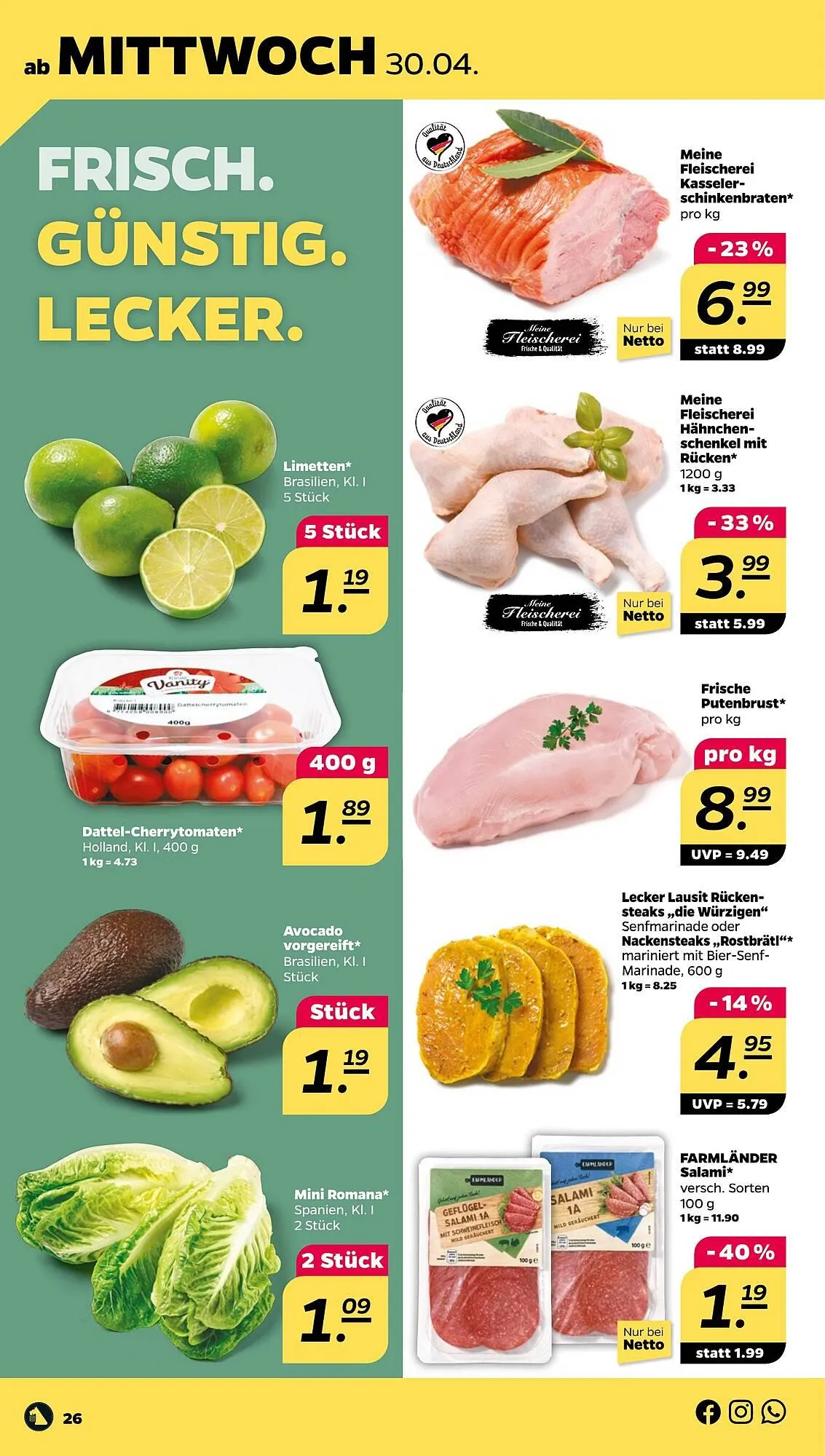 NETTO Prospekt von 28. April bis 3. Mai 2025 - Prospekt seite 26