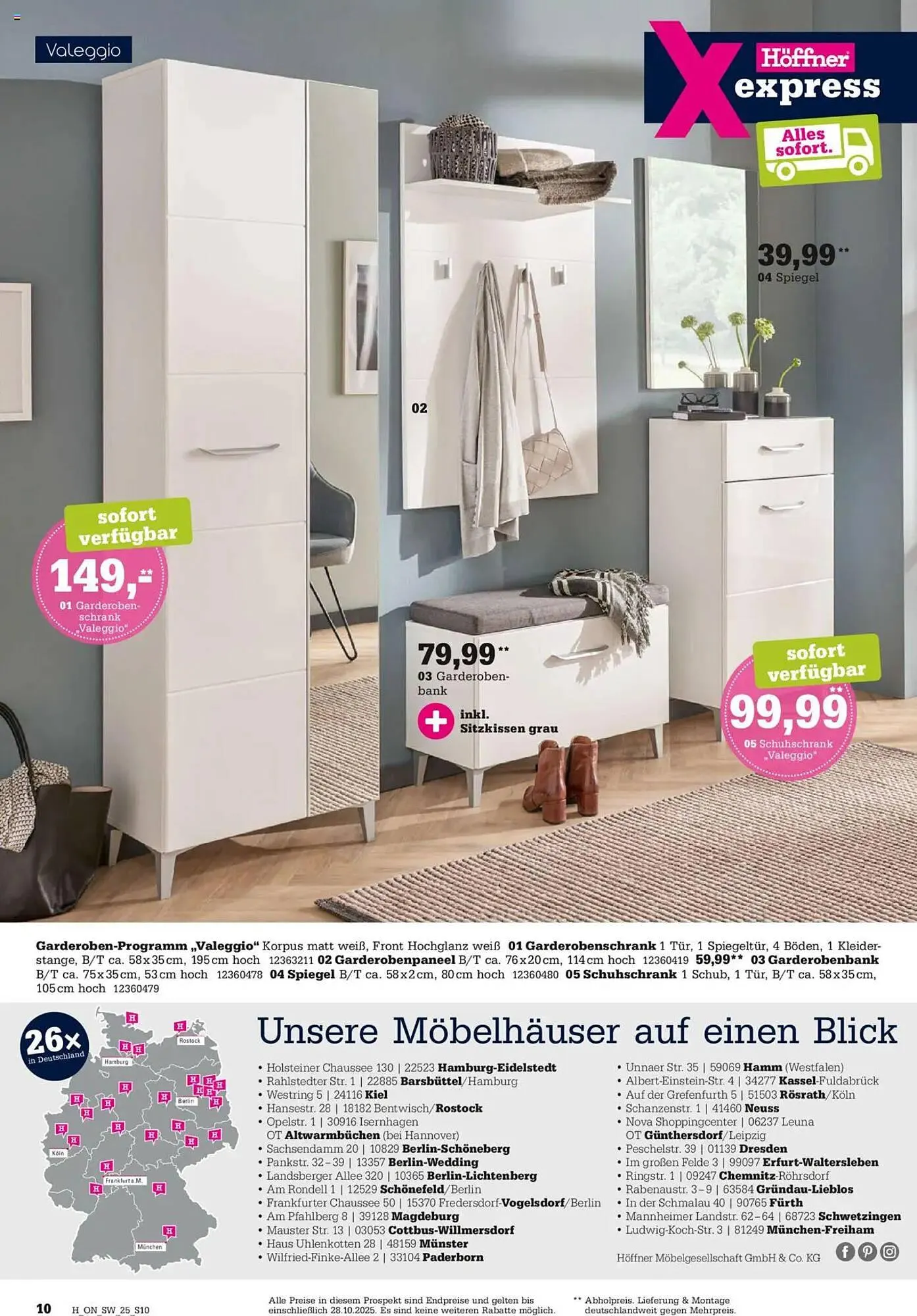 Höffner Prospekt von 15. Oktober bis 28. Oktober 2025 - Prospekt seite 10