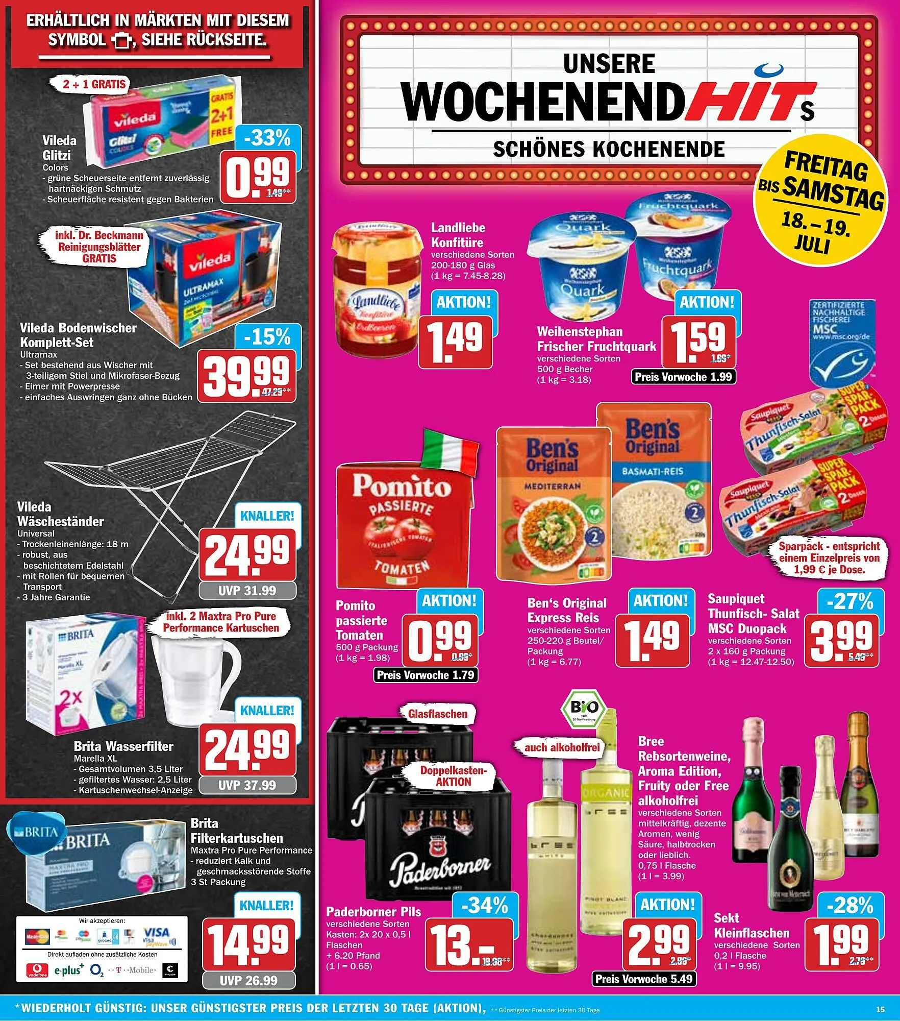 Hit Prospekt von 14. Juli bis 19. Juli 2025 - Prospekt seite 15