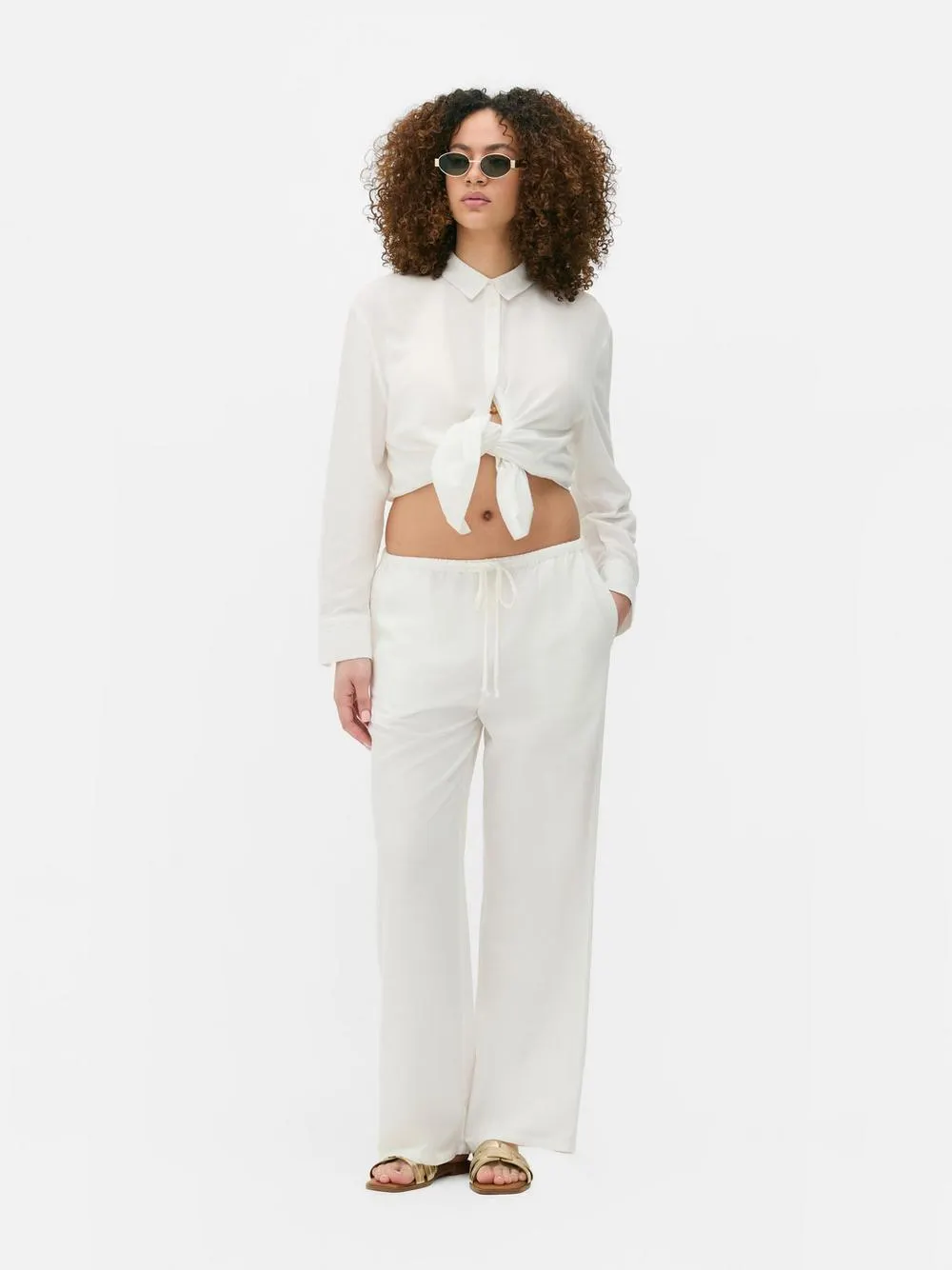 Tie Waist Trousers