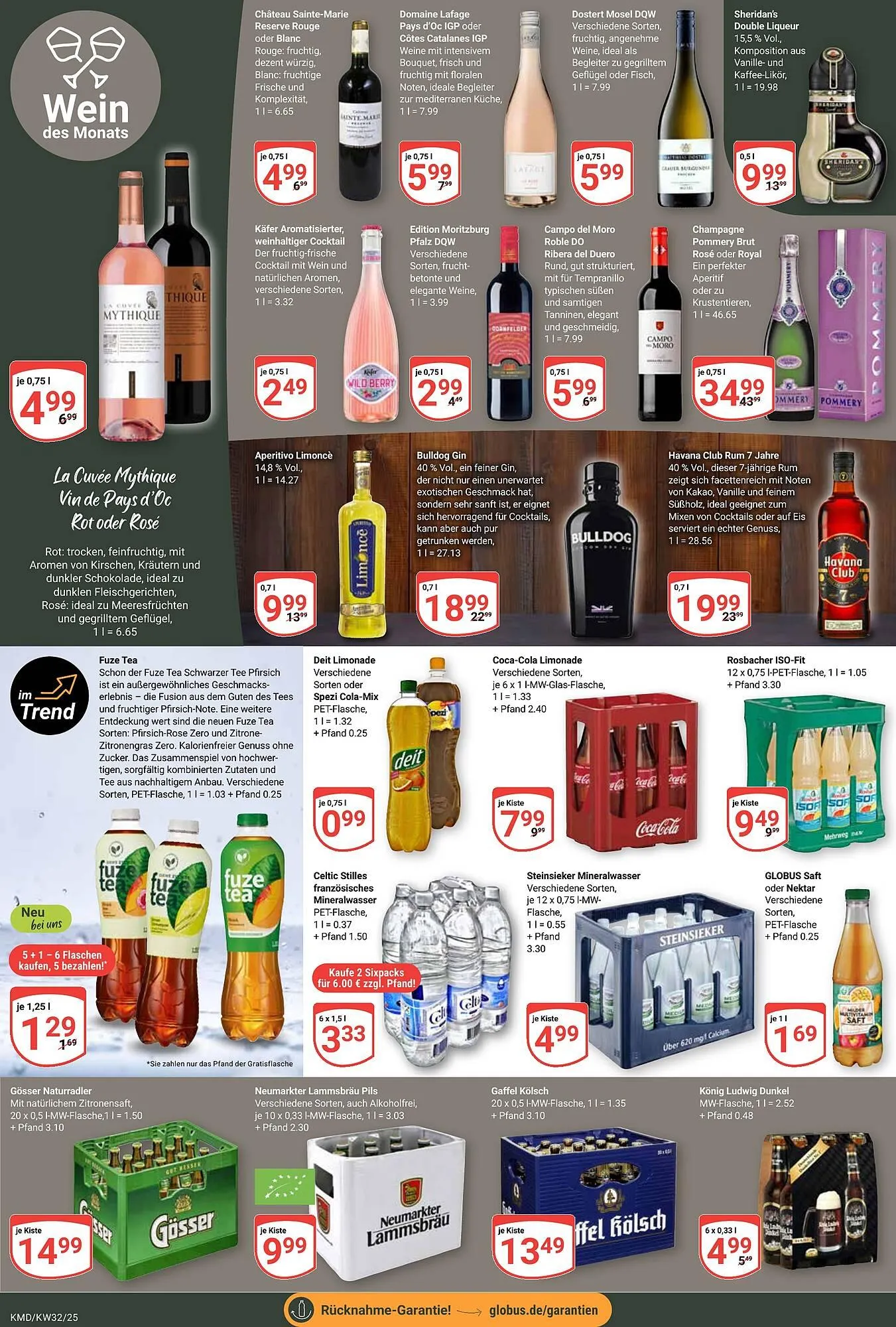 Globus Prospekt von 4. August bis 9. August 2025 - Prospekt seite 16