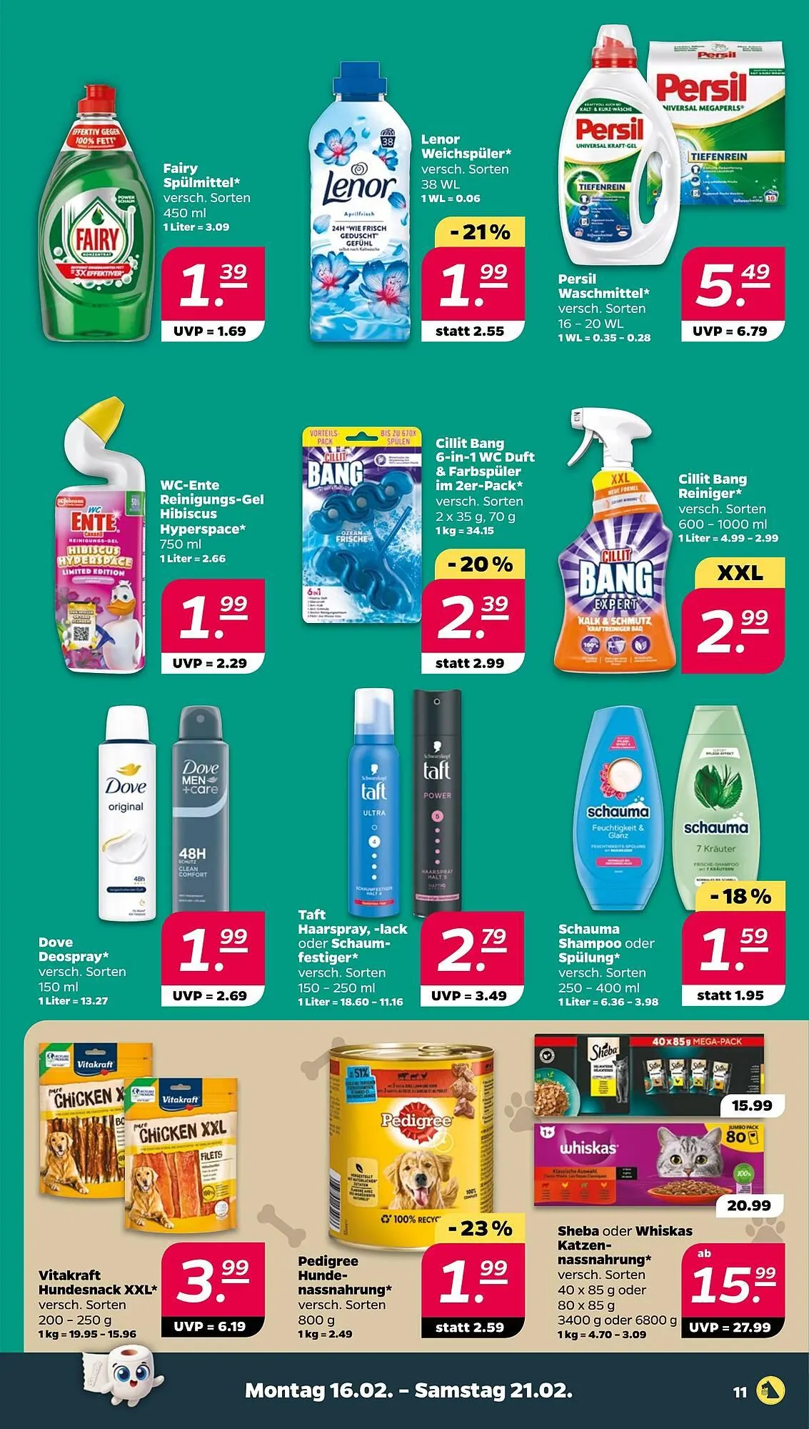 NETTO Prospekt von 16. Februar bis 21. Februar 2026 - Prospekt seite 11