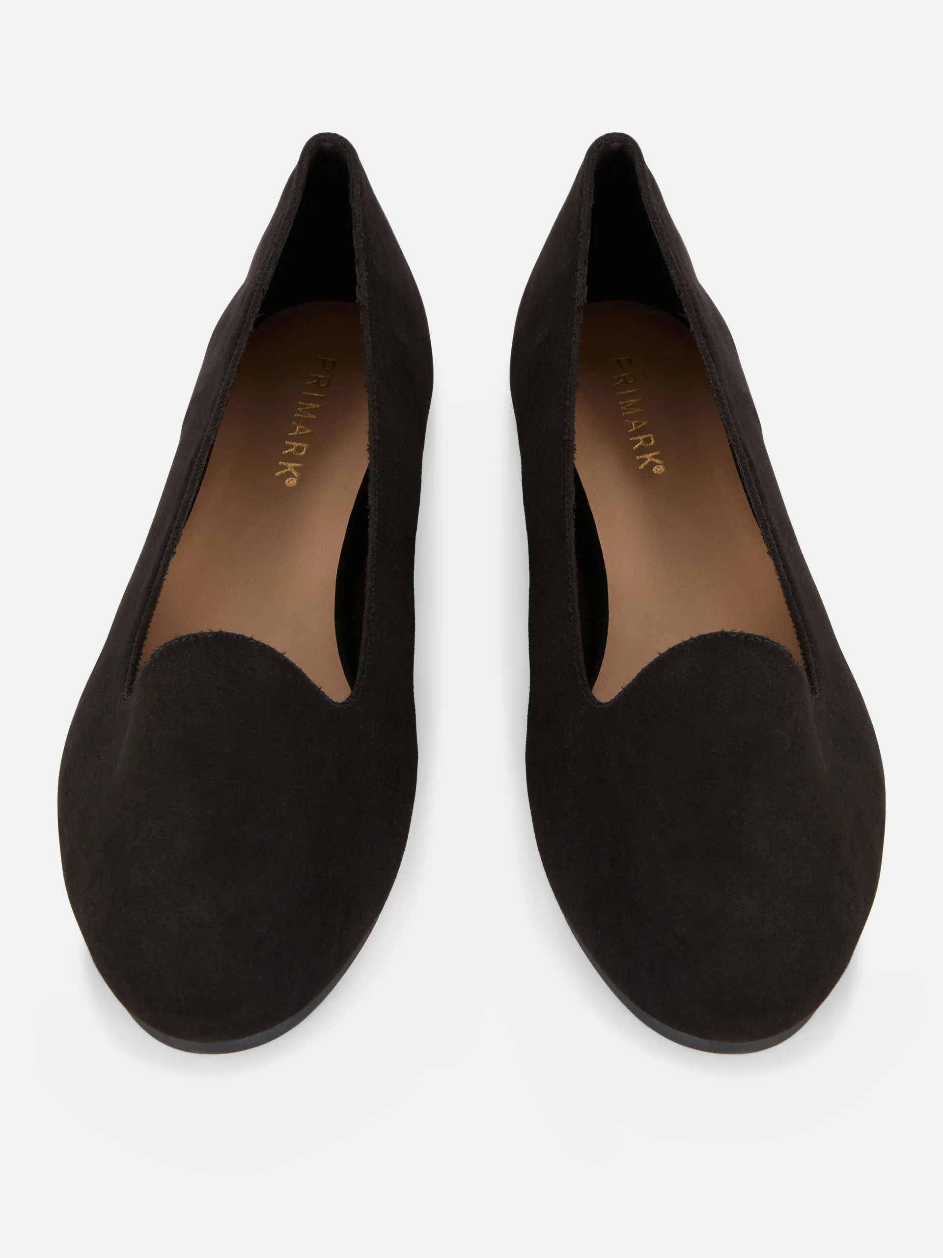 Ballerinas in Wildleder-Optik