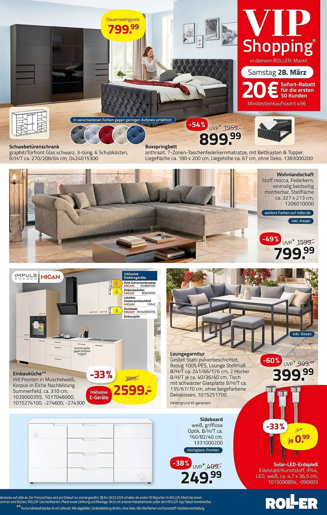 ROLLER Prospekt von 22. März bis 28. März 2026 - Prospekt seite 3