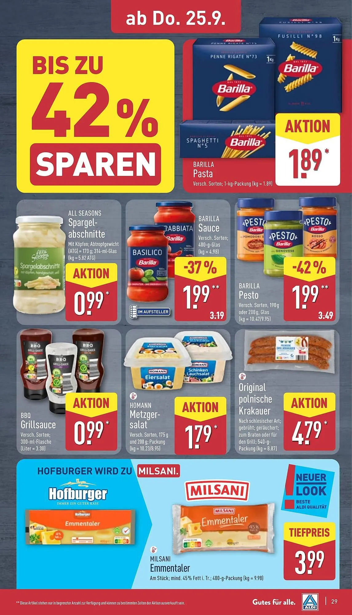 Aldi Nord Prospekt von 22. September bis 27. September 2025 - Prospekt seite 33