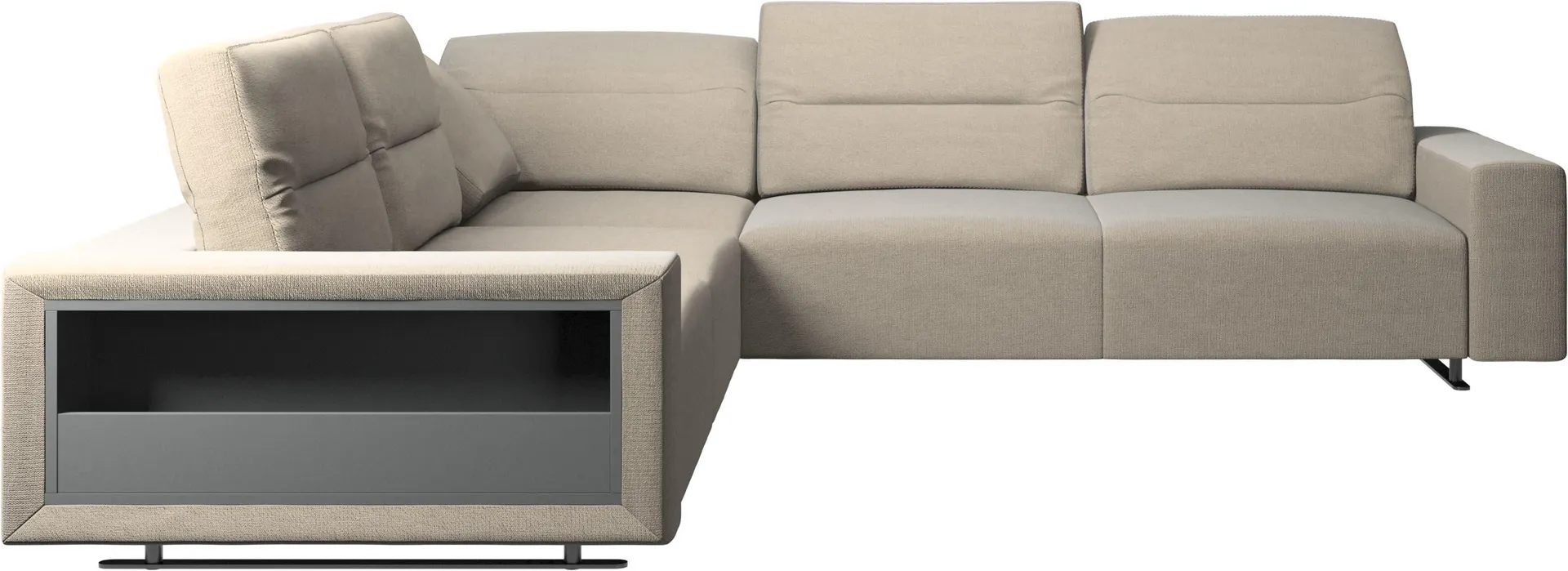 Hampton Ecksofa mit verstellbarer Rückenlehne und Stauraum