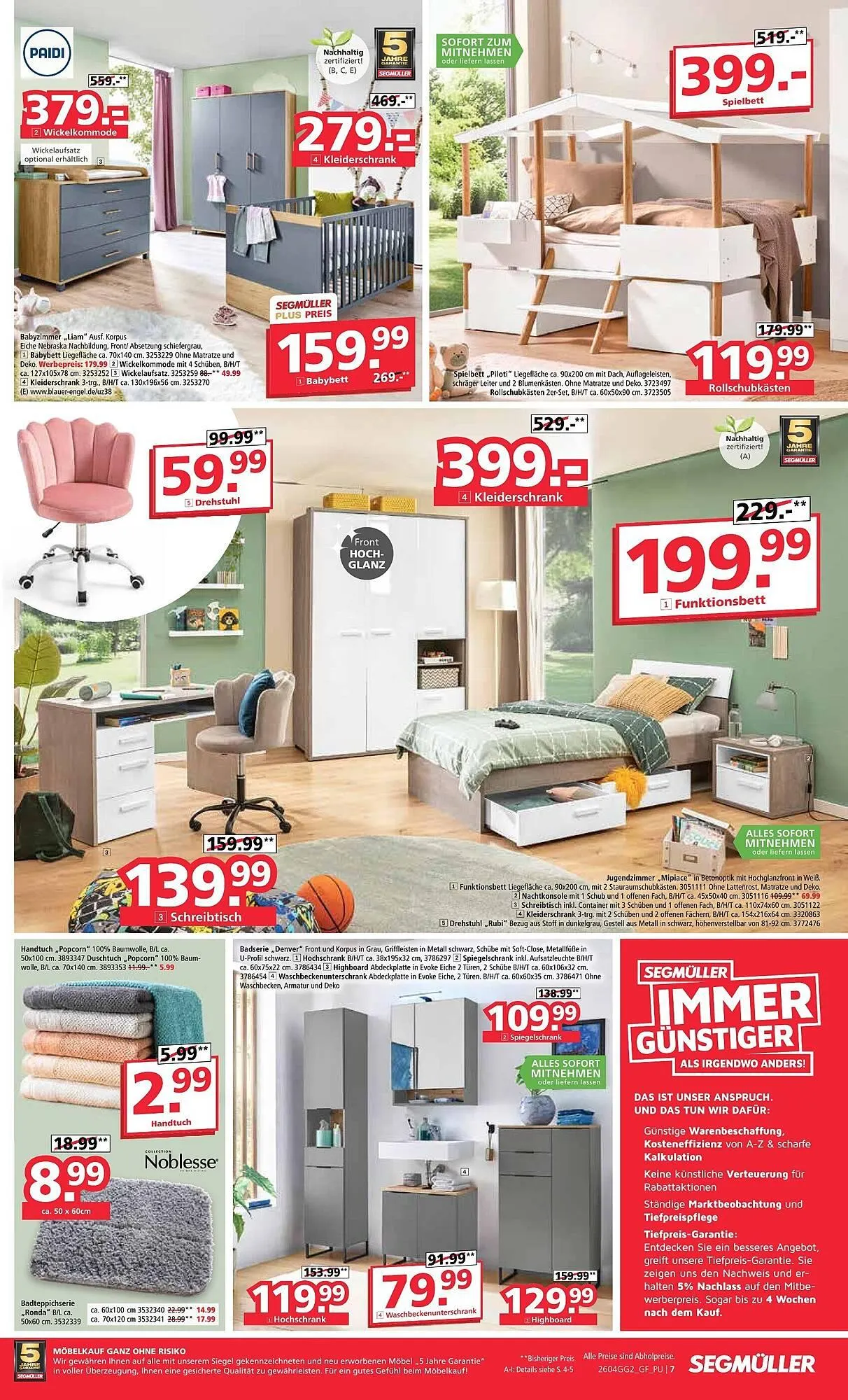 Segmüller Prospekt von 11. April bis 25. April 2026 - Prospekt seite 7