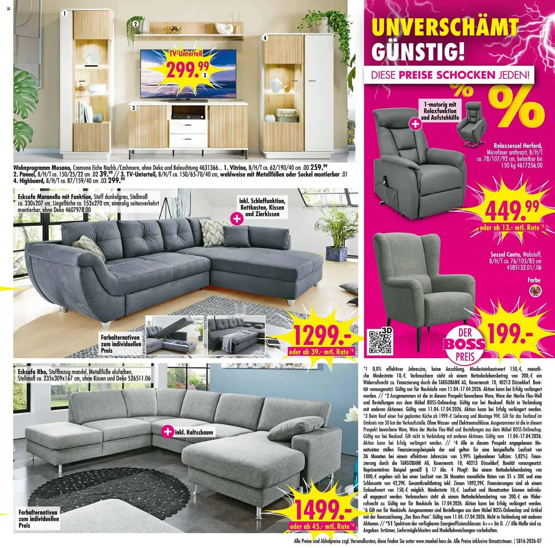 Möbel Boss Prospekt von 11. April bis 17. April 2026 - Prospekt seite 7