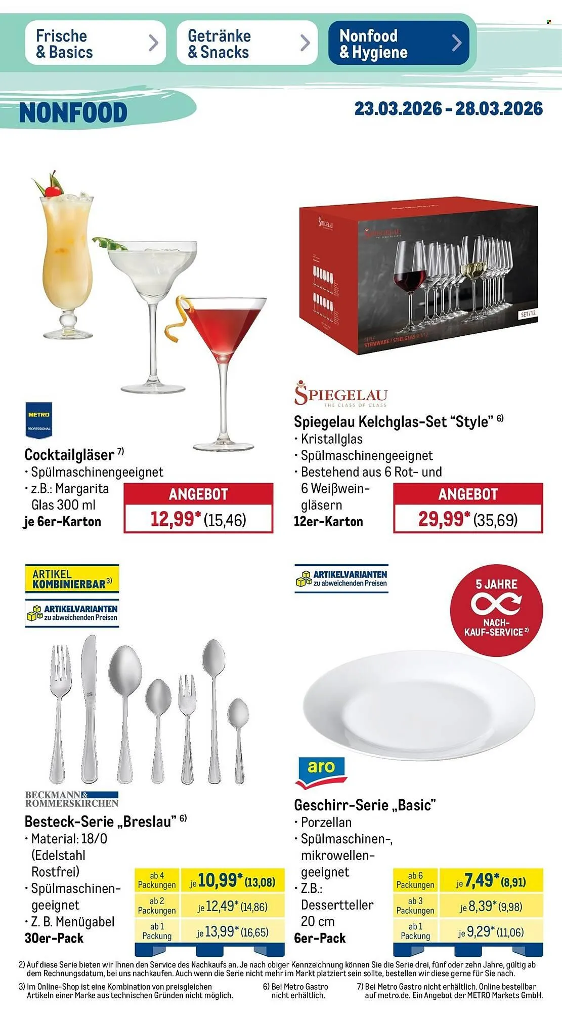 METRO Prospekt von 23. März bis 28. März 2026 - Prospekt seite 50