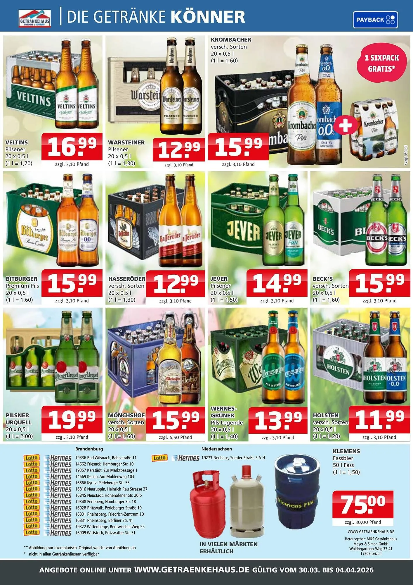 Getränkehaus Prospekt von 30. März bis 4. April 2026 - Prospekt seite 3