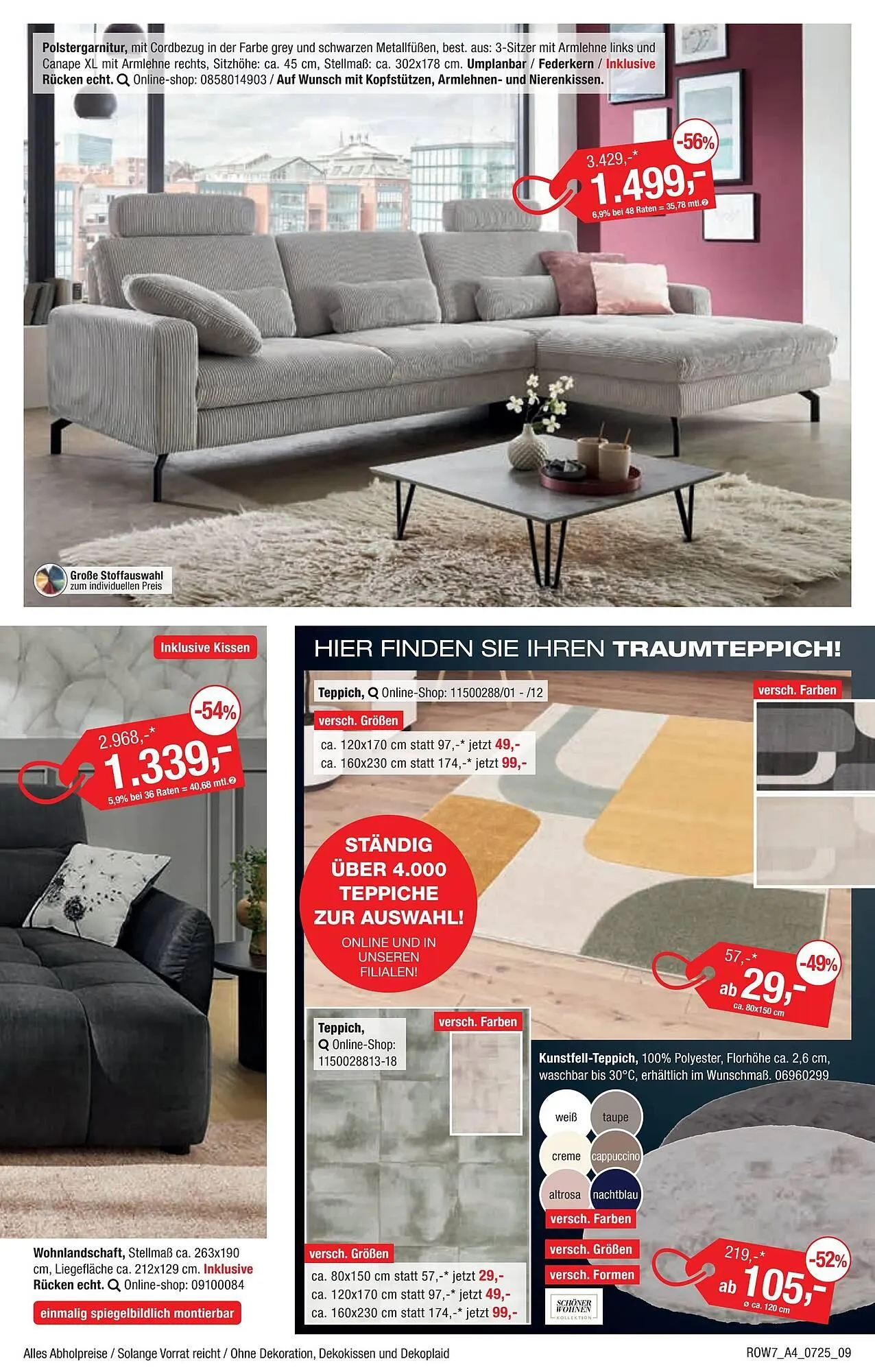 Opti Wohnwelt Prospekt von 26. Juni bis 13. Juli 2025 - Prospekt seite 9