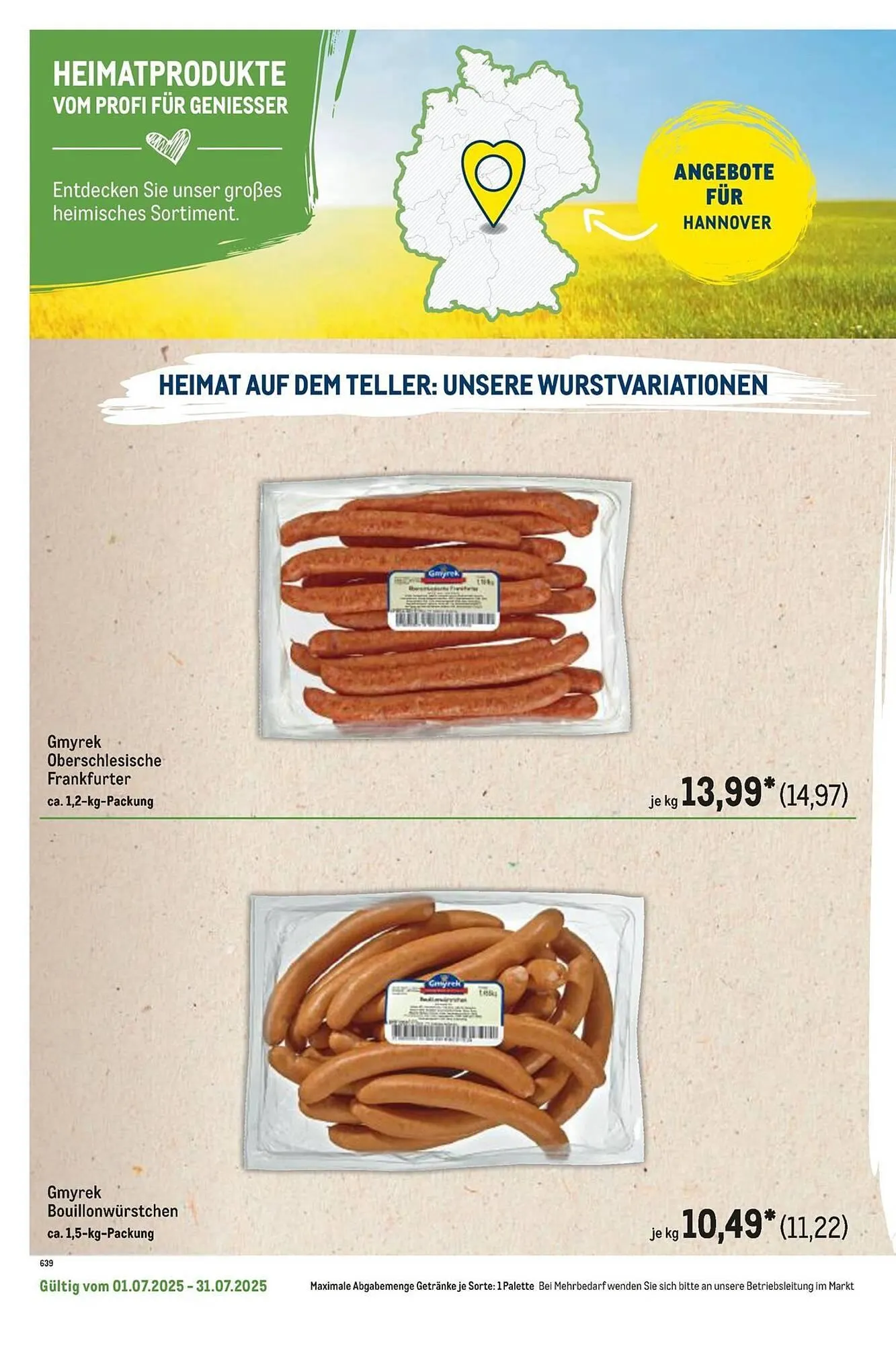 METRO Prospekt von 1. Juli bis 31. Juli 2025 - Prospekt seite 16