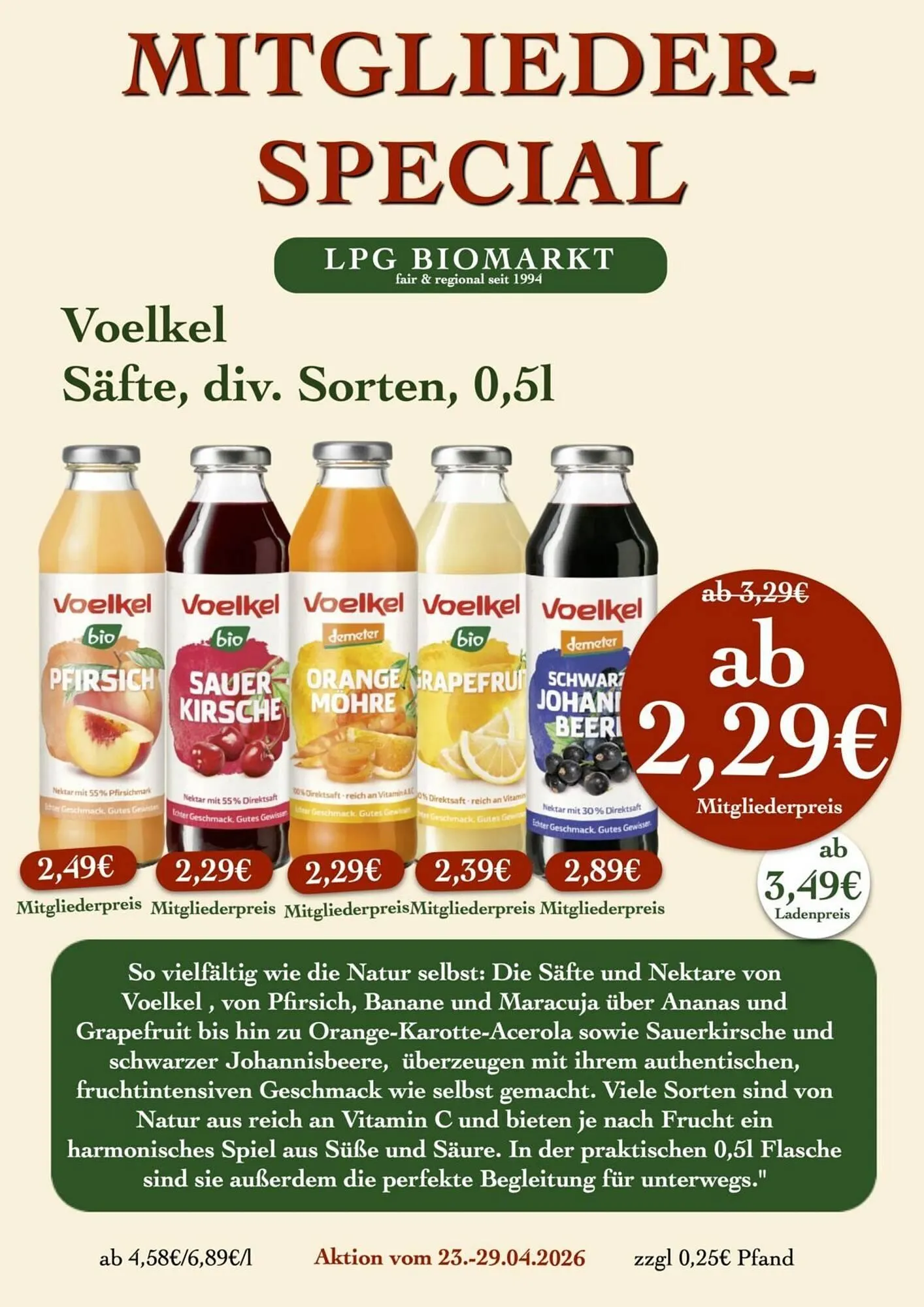 LPG Biomarkt Prospekt von 23. April bis 29. April 2026 - Prospekt seite 7
