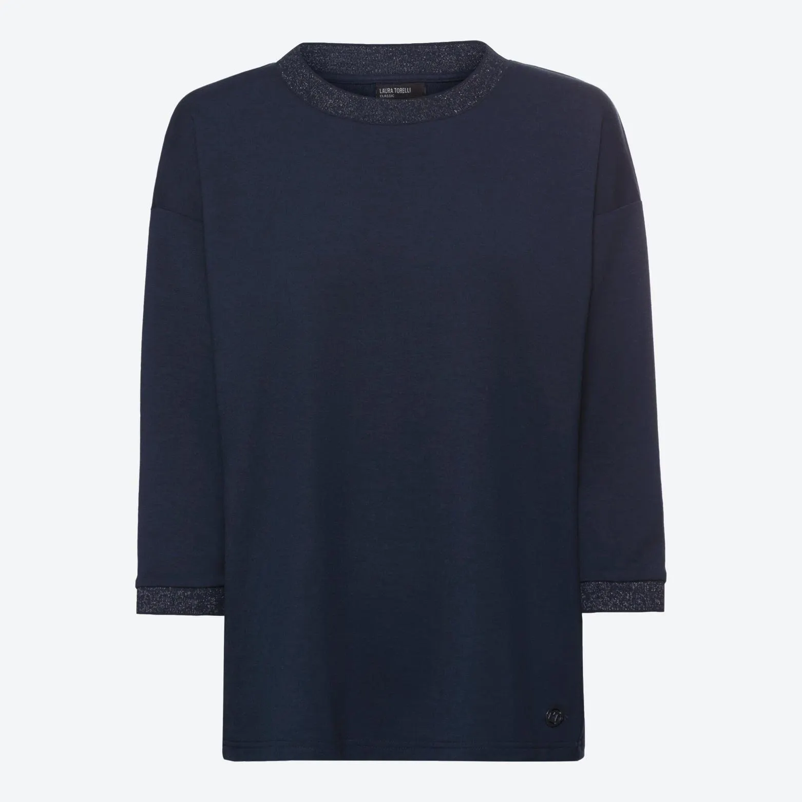 Damen-Shirt mit Glitzerfäden