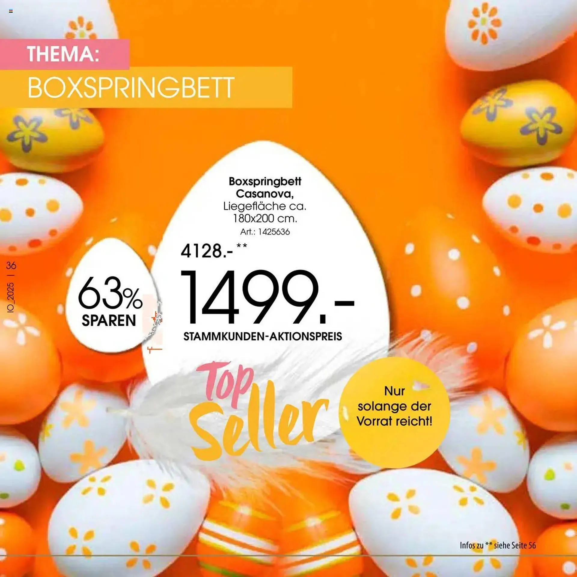 Zurbrüggen Prospekt von 11. April bis 26. April 2025 - Prospekt seite 38