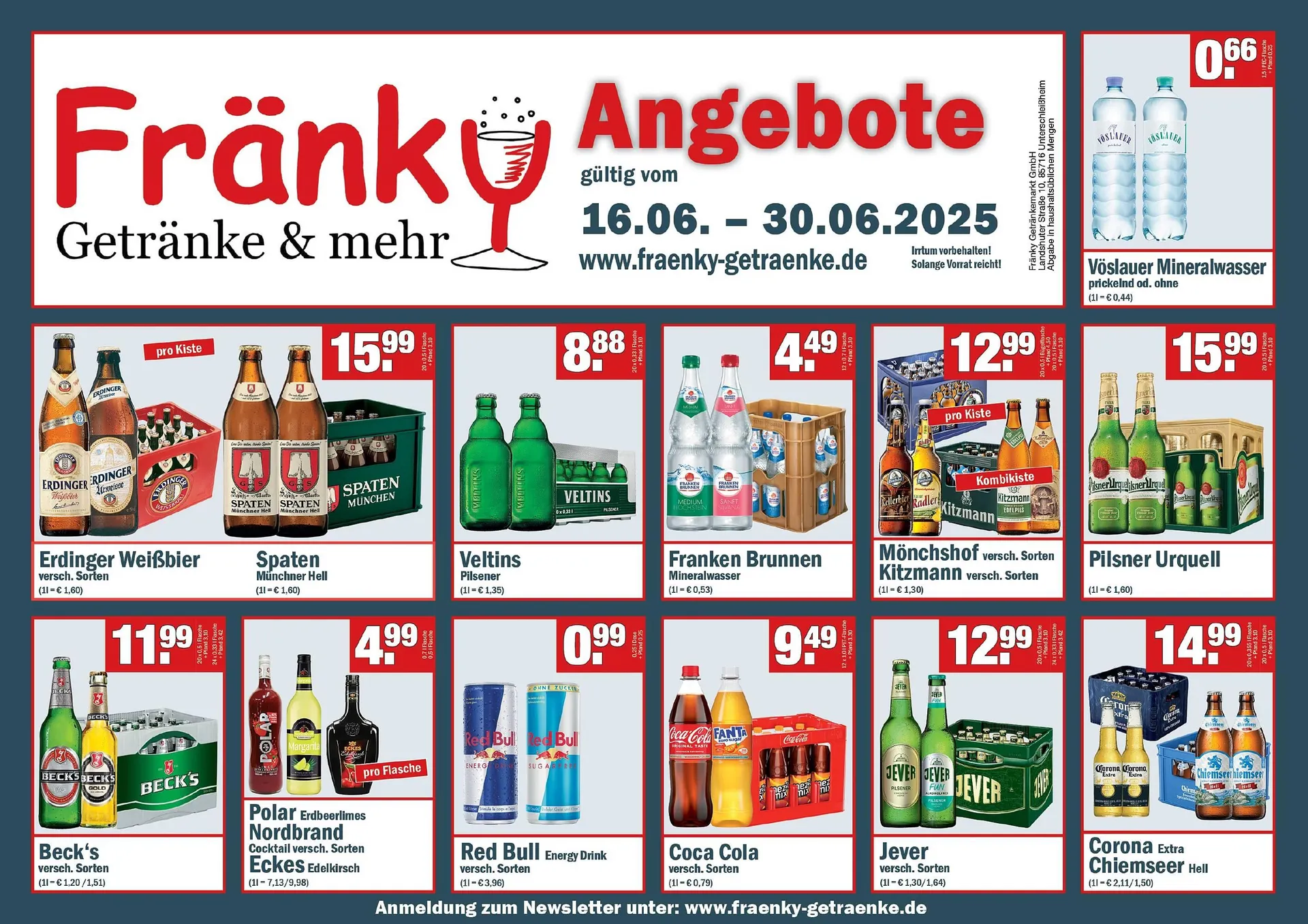 Fränky Getränke Prospekt - 1