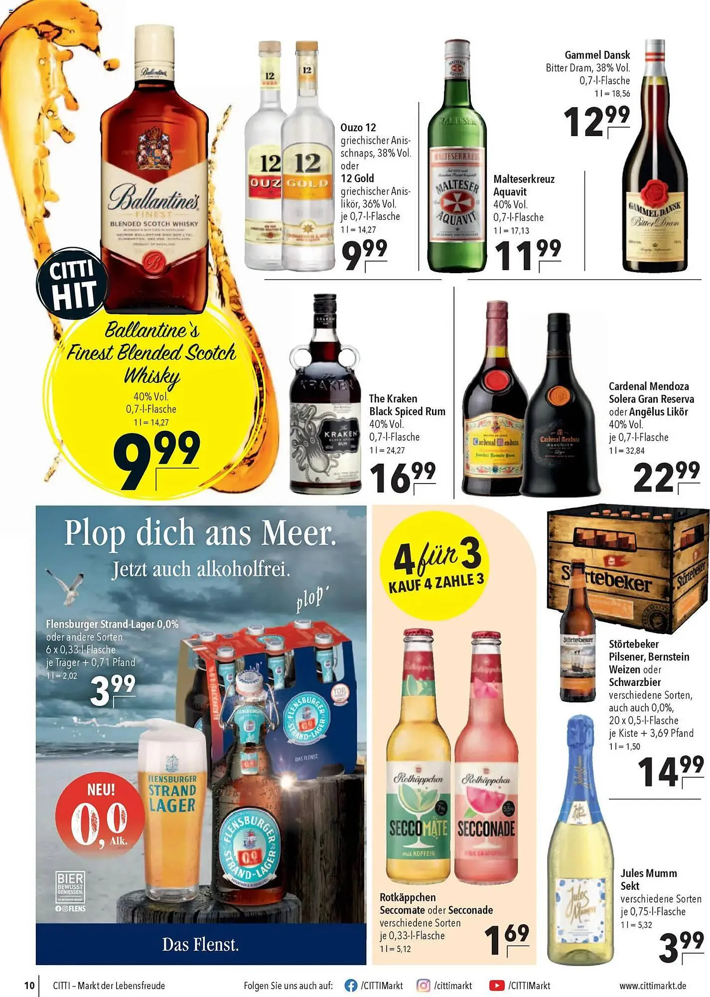 CITTI Markt Prospekt von 4. März bis 10. März 2026 - Prospekt seite 10