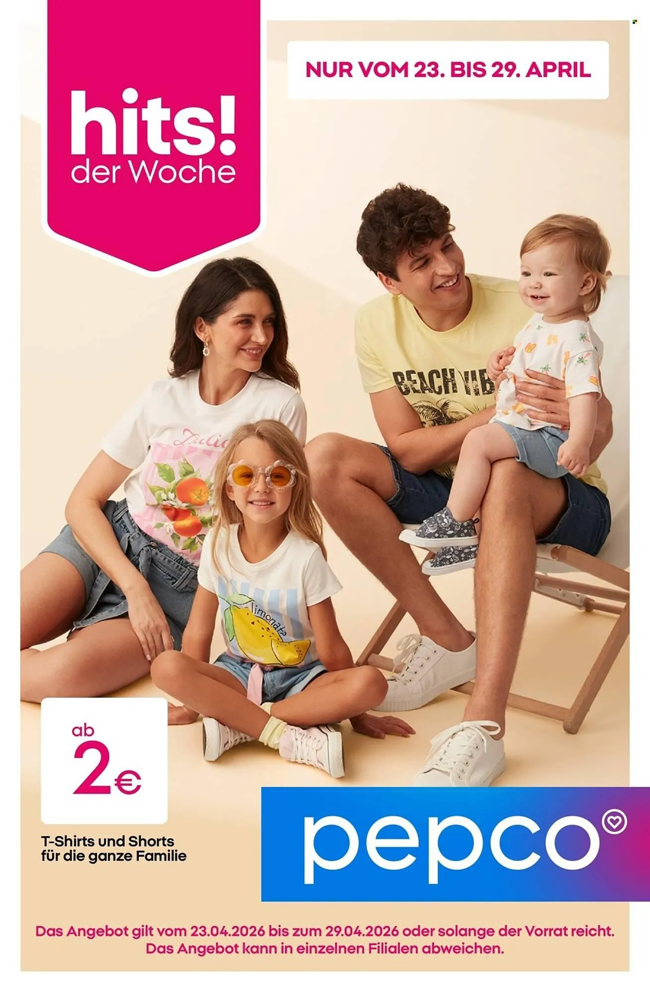 PEPCO Prospekt von 23. April bis 29. April 2026 - Prospekt seite 1