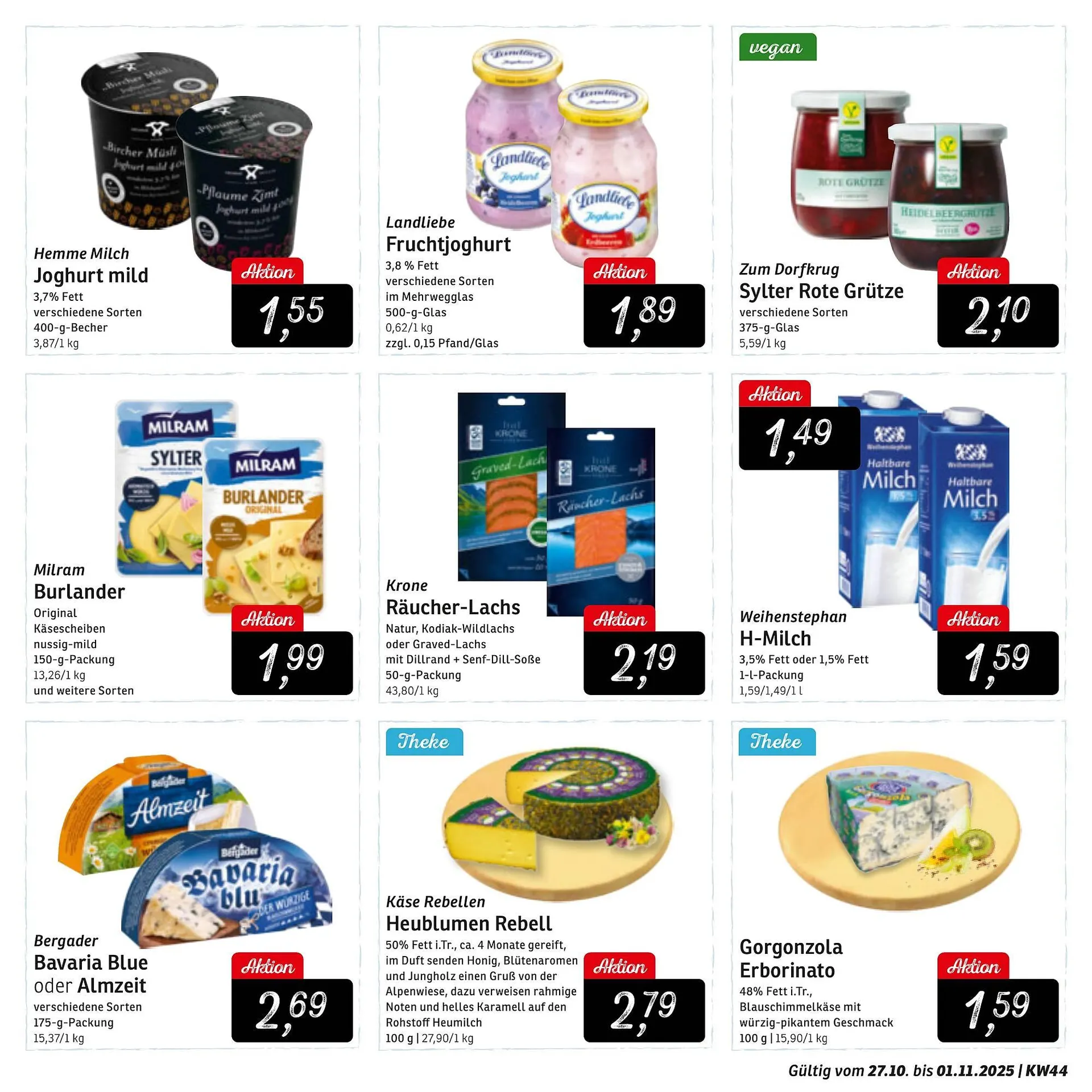 KONSUM Prospekt von 27. Oktober bis 1. November 2025 - Prospekt seite 9
