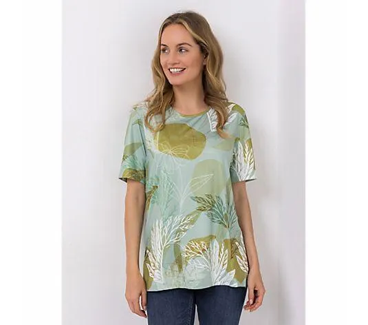 IN-PRINT Shirt 1/2-Arm Rundhalsausschnitt bedruckt