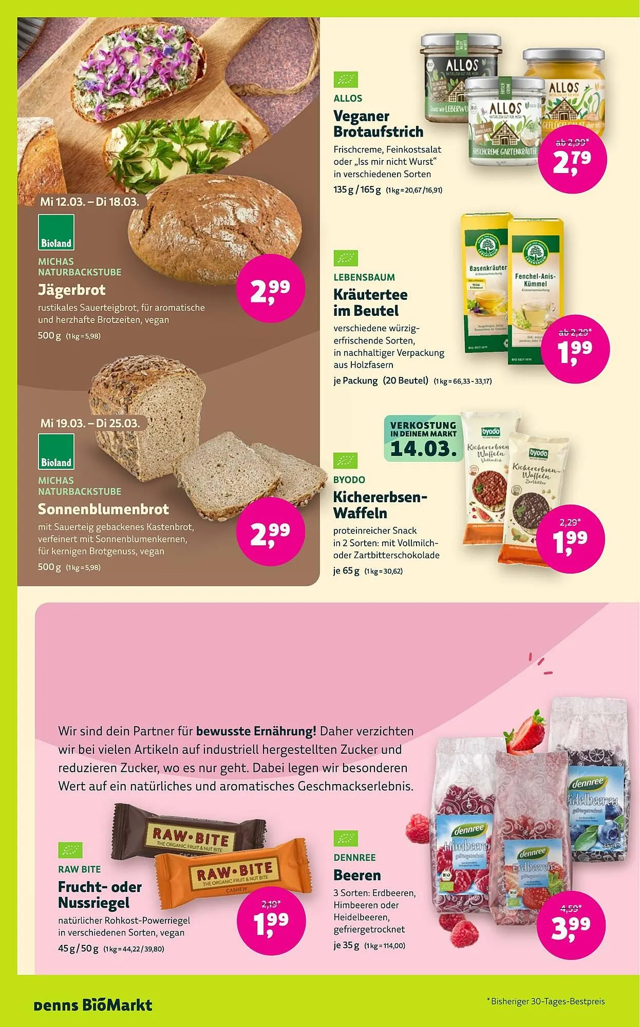 Aleco Biomarkt Prospekt von 12. März bis 25. März 2025 - Prospekt seite 8