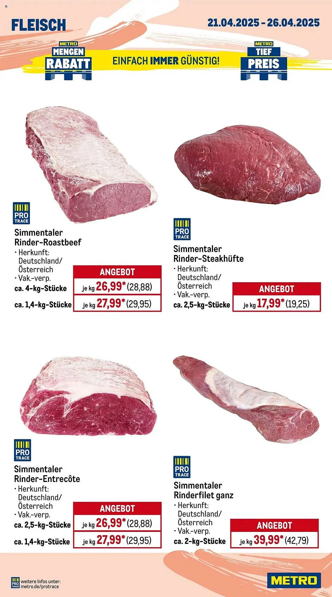METRO Prospekt von 21. April bis 26. April 2025 - Prospekt seite 4