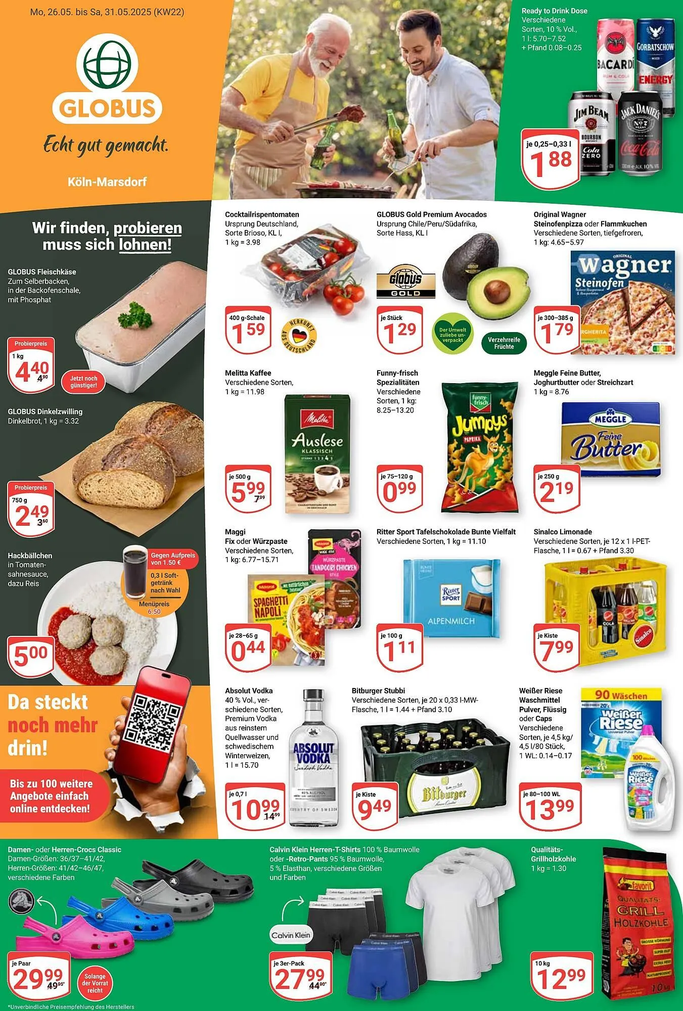 Globus Prospekt von 26. Mai bis 31. Mai 2025 - Prospekt seite 1