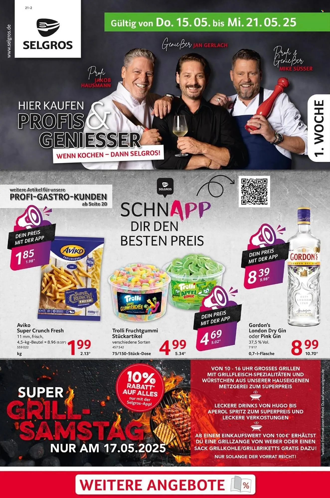 Selgros Prospekt von 15. Mai bis 21. Mai 2025 - Prospekt seite 1
