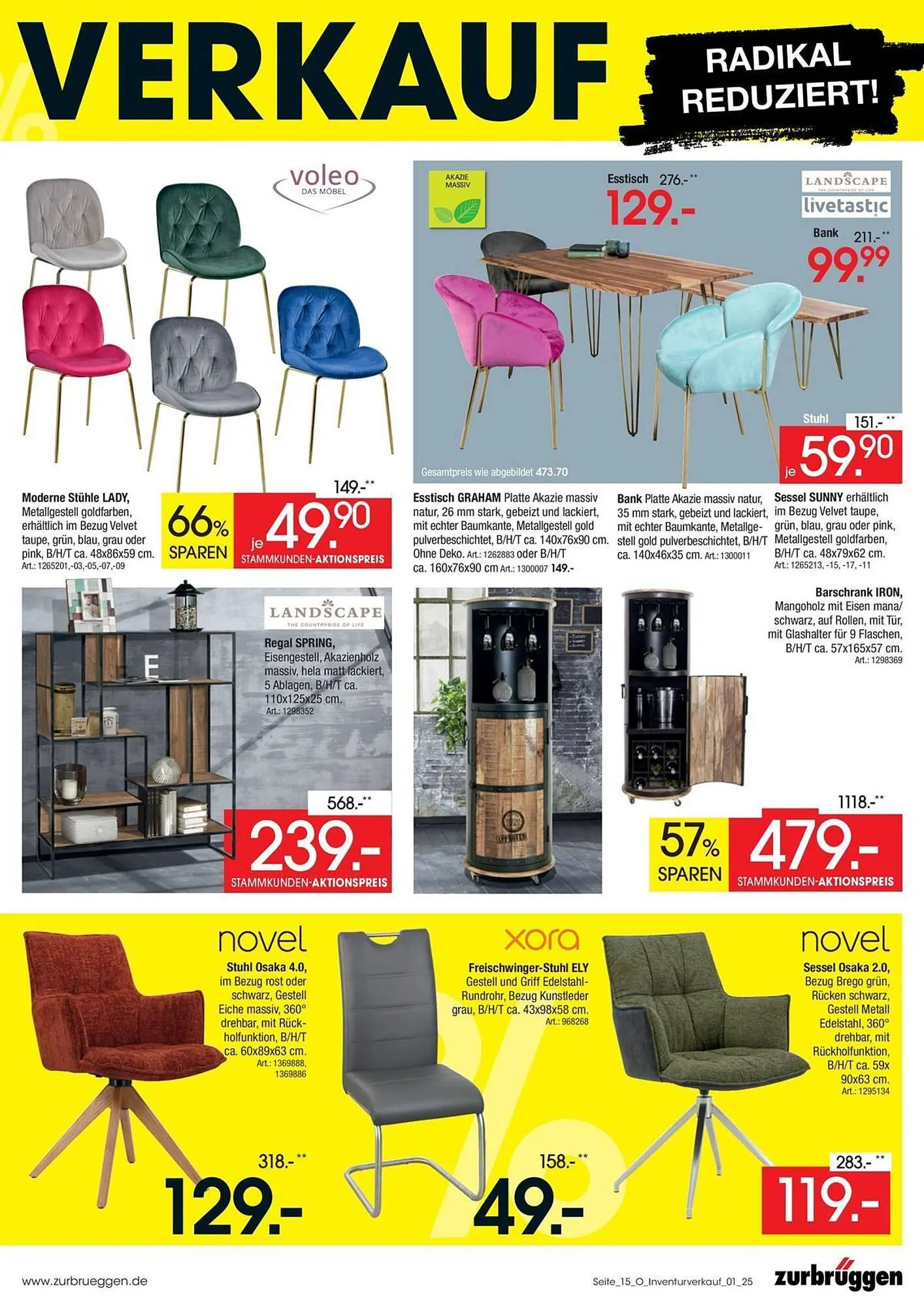 Zurbrüggen Prospekt von 31. Mai bis 6. Juni 2025 - Prospekt seite 15