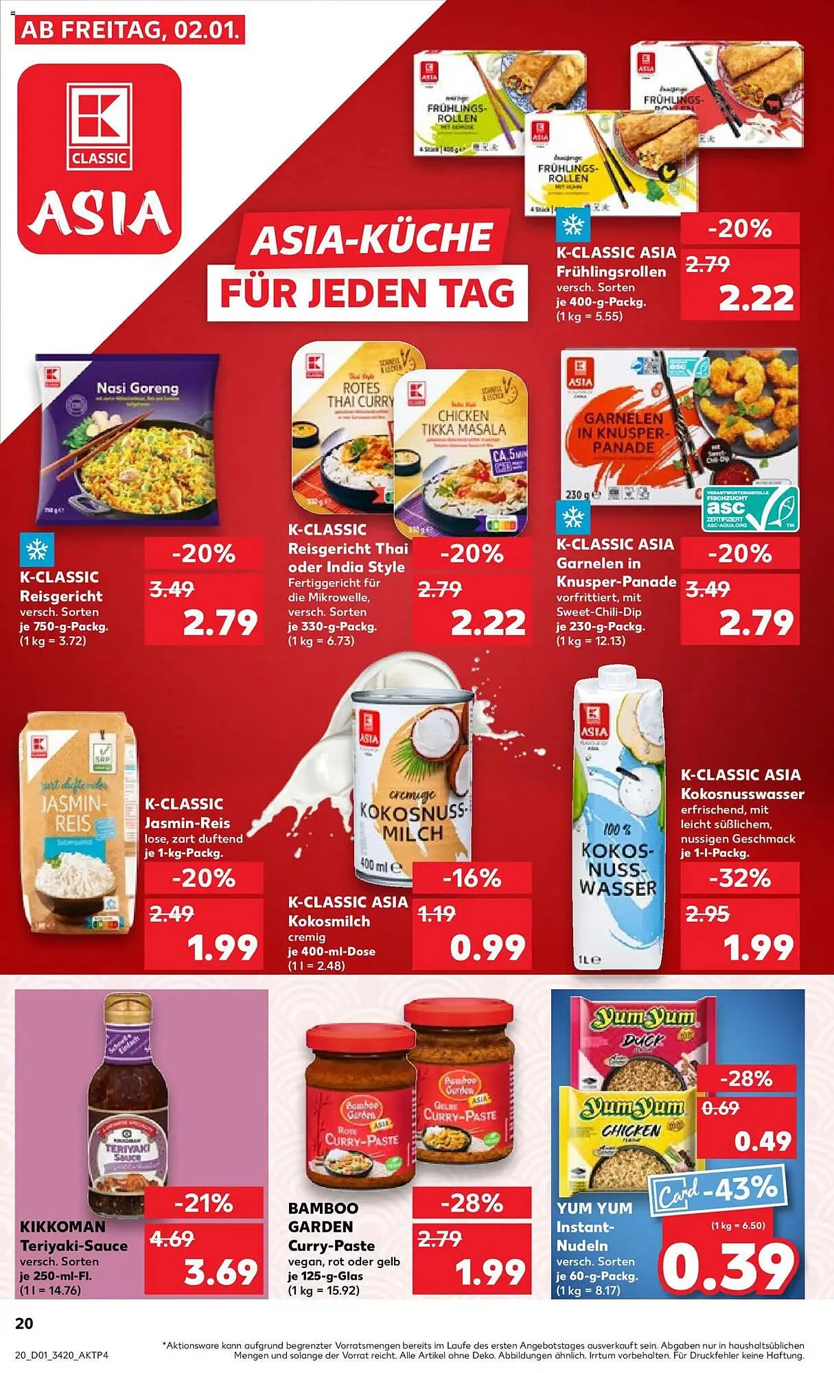 Kaufland Prospekt von 2. Januar bis 7. Januar 2026 - Prospekt seite 20