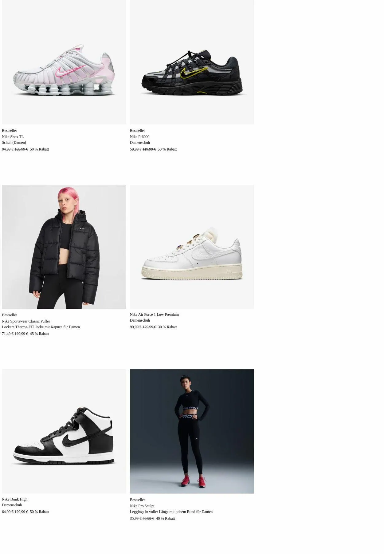 Nike Aktueller Prospekt von 24. November bis 3. Dezember 2025 - Prospekt seite 1