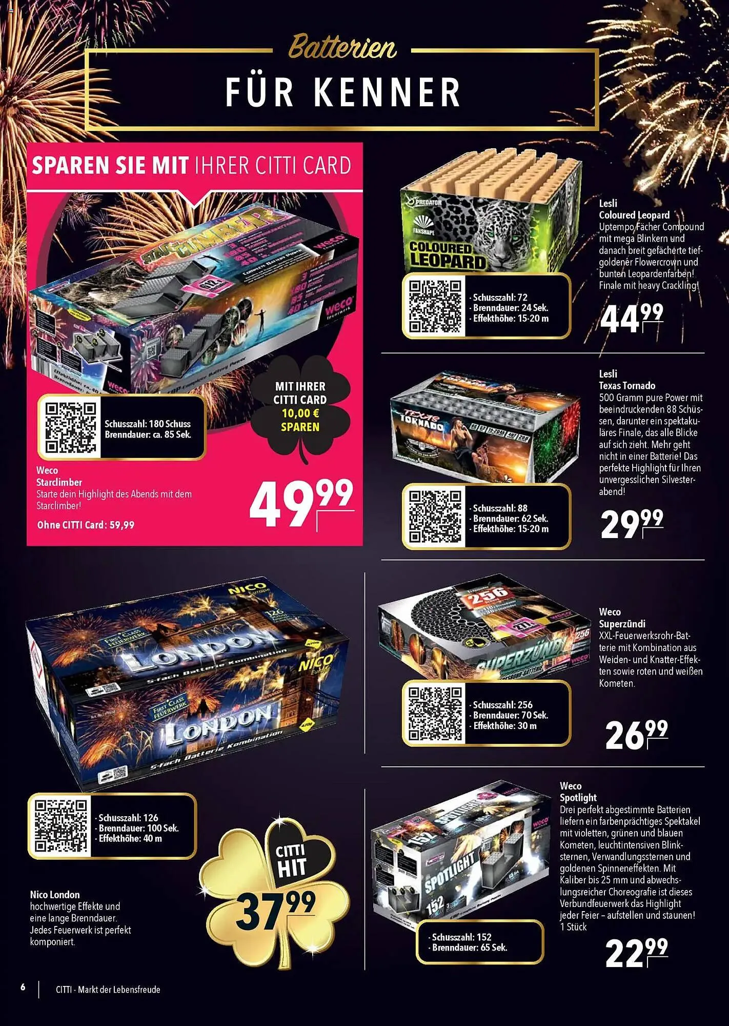 CITTI Markt Prospekt von 27. Dezember bis 31. Dezember 2025 - Prospekt seite 6