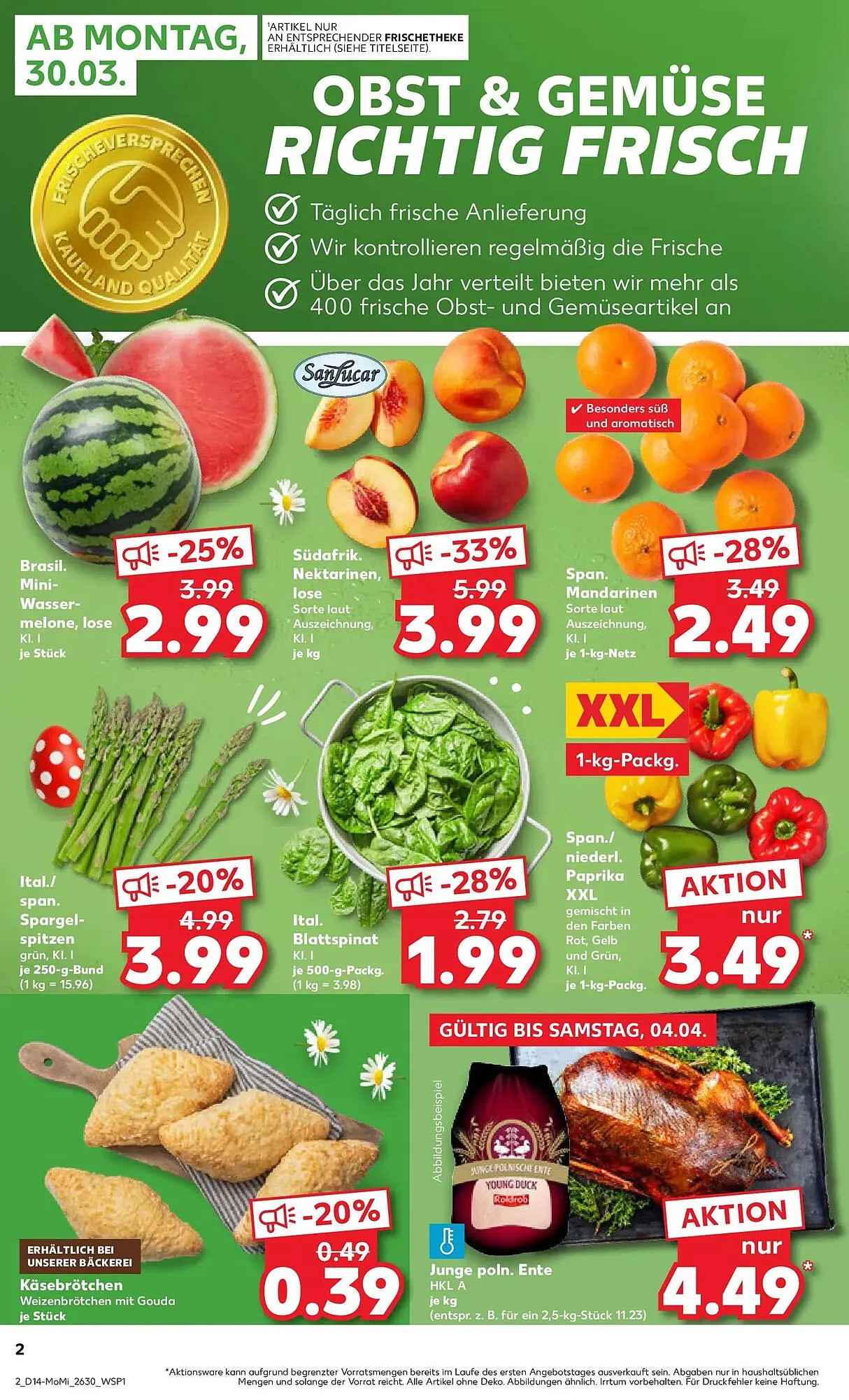 Kaufland Prospekt von 29. März bis 1. April 2026 - Prospekt seite 2