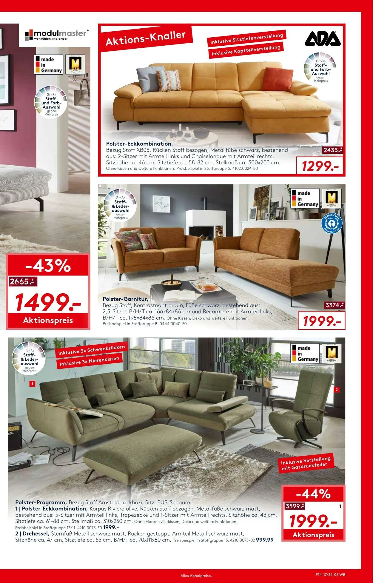 Möbel Rieger Aktueller Prospekt von 5. November bis 19. November 2025 - Prospekt seite 5