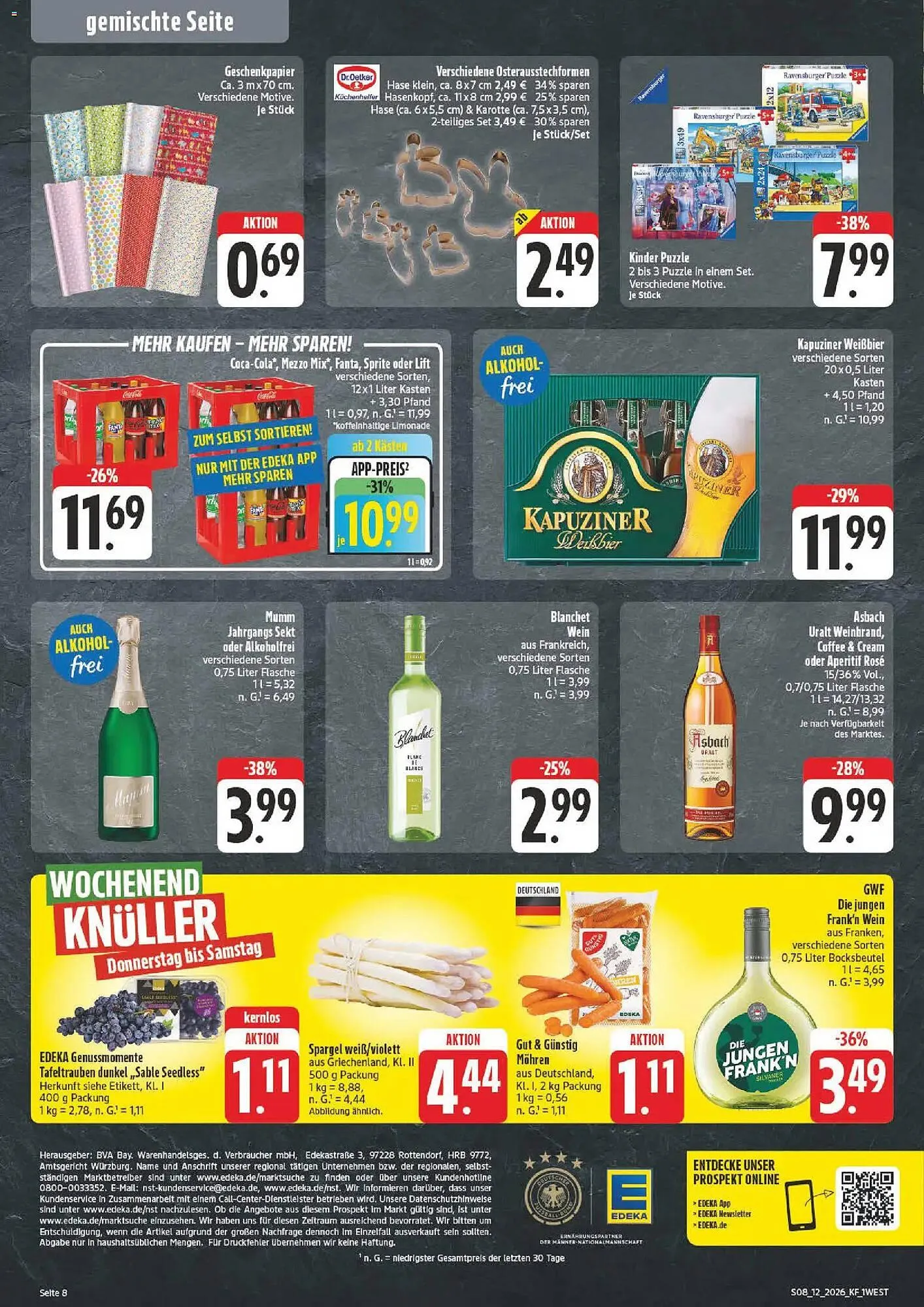 Nah & gut Prospekt von 16. März bis 21. März 2026 - Prospekt seite 8