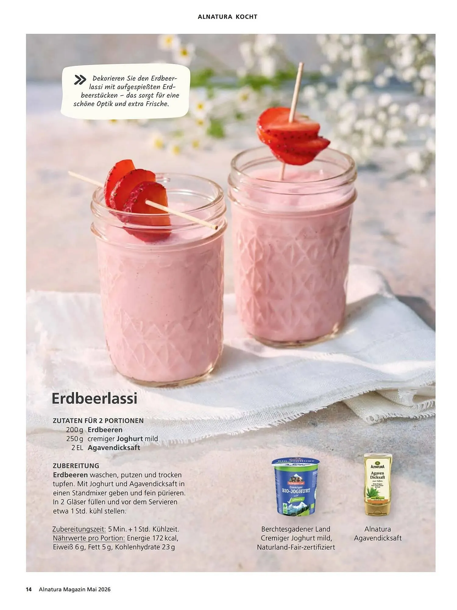 Alnatura Magazin von 1. Mai bis 1. Juni 2026 - Prospekt seite 14