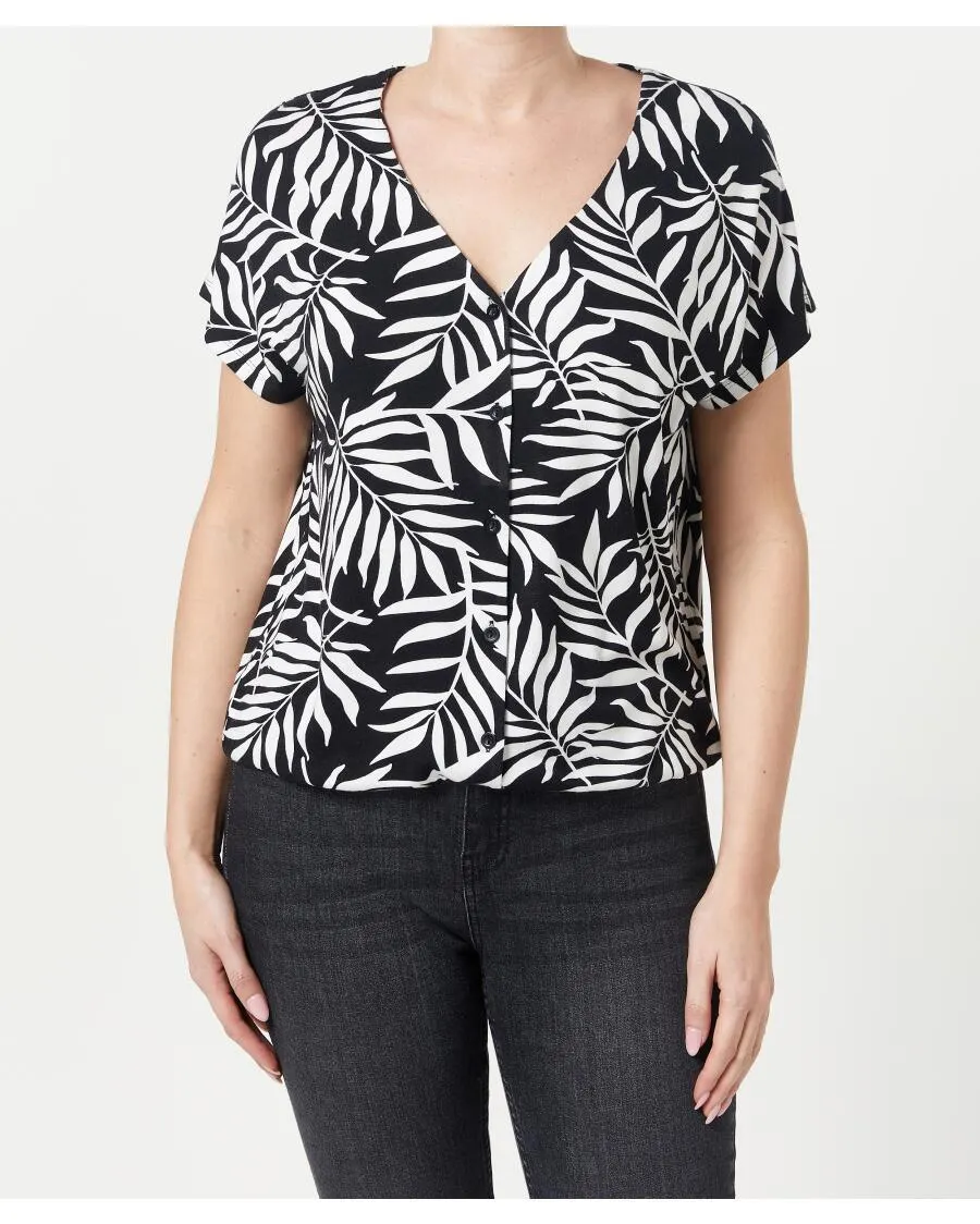 T-Shirt mit Fledermausärmeln