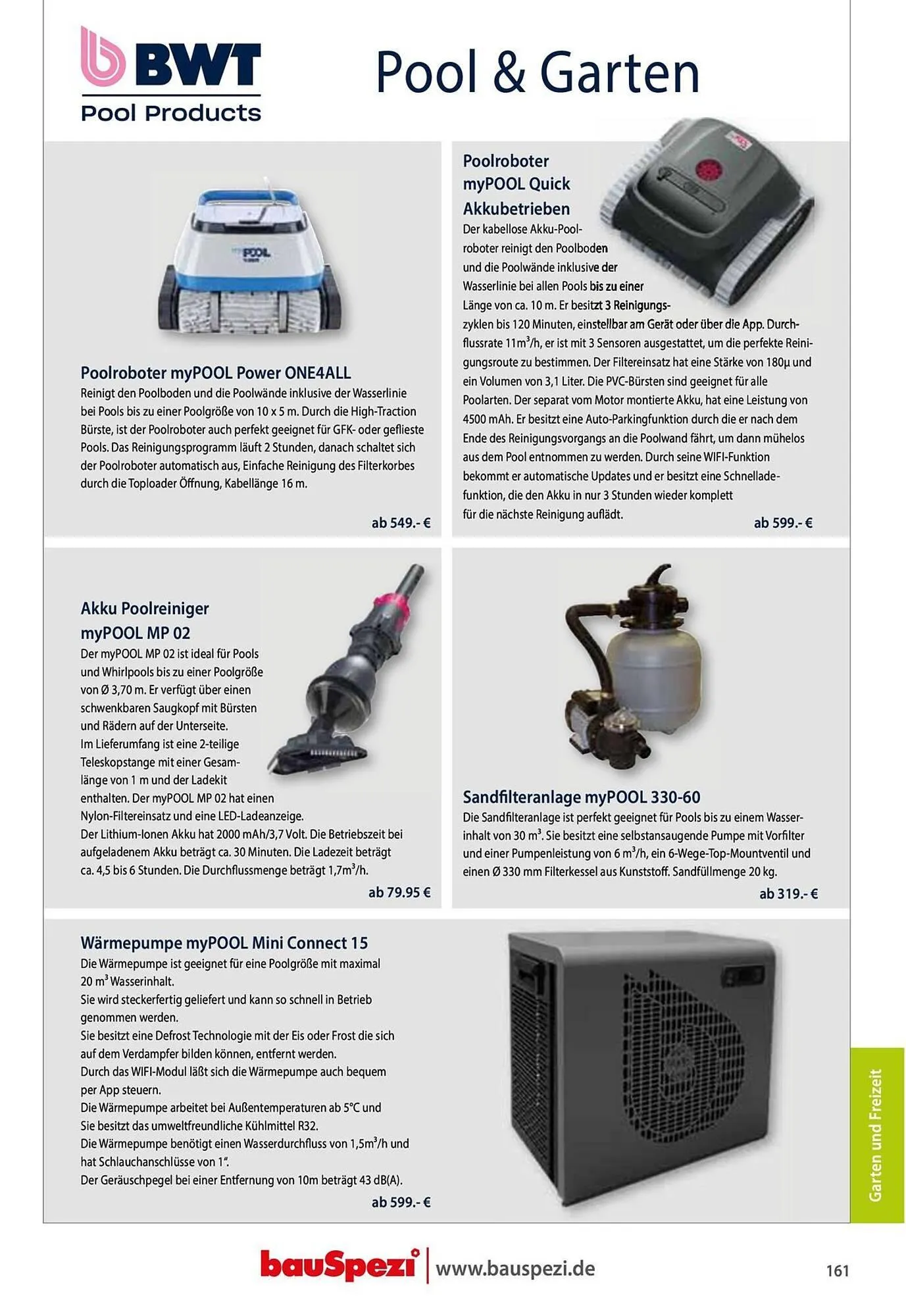 BauSpezi Prospekt von 15. April bis 31. Dezember 2026 - Prospekt seite 163