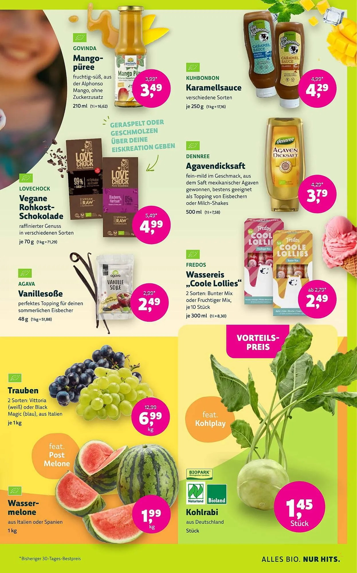 Aleco Biomarkt Prospekt von 18. Juni bis 1. Juli 2025 - Prospekt seite 3