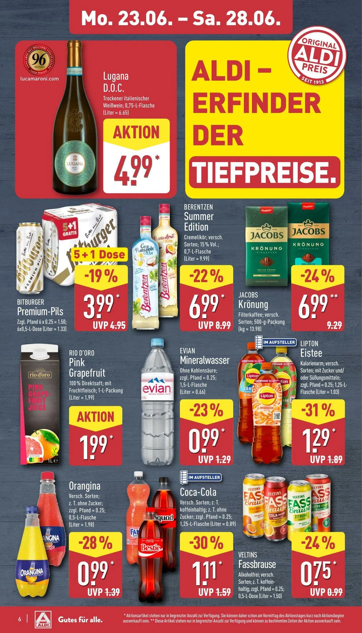 Aldi-Nord von 23. Juni bis 28. Juni 2025 - Prospekt seite 10