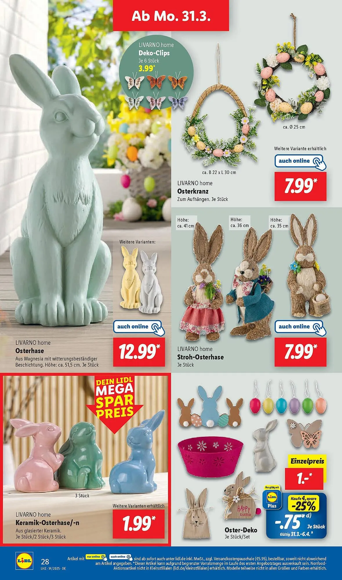 Lidl Prospekt von 31. März bis 5. April 2025 - Prospekt seite 34