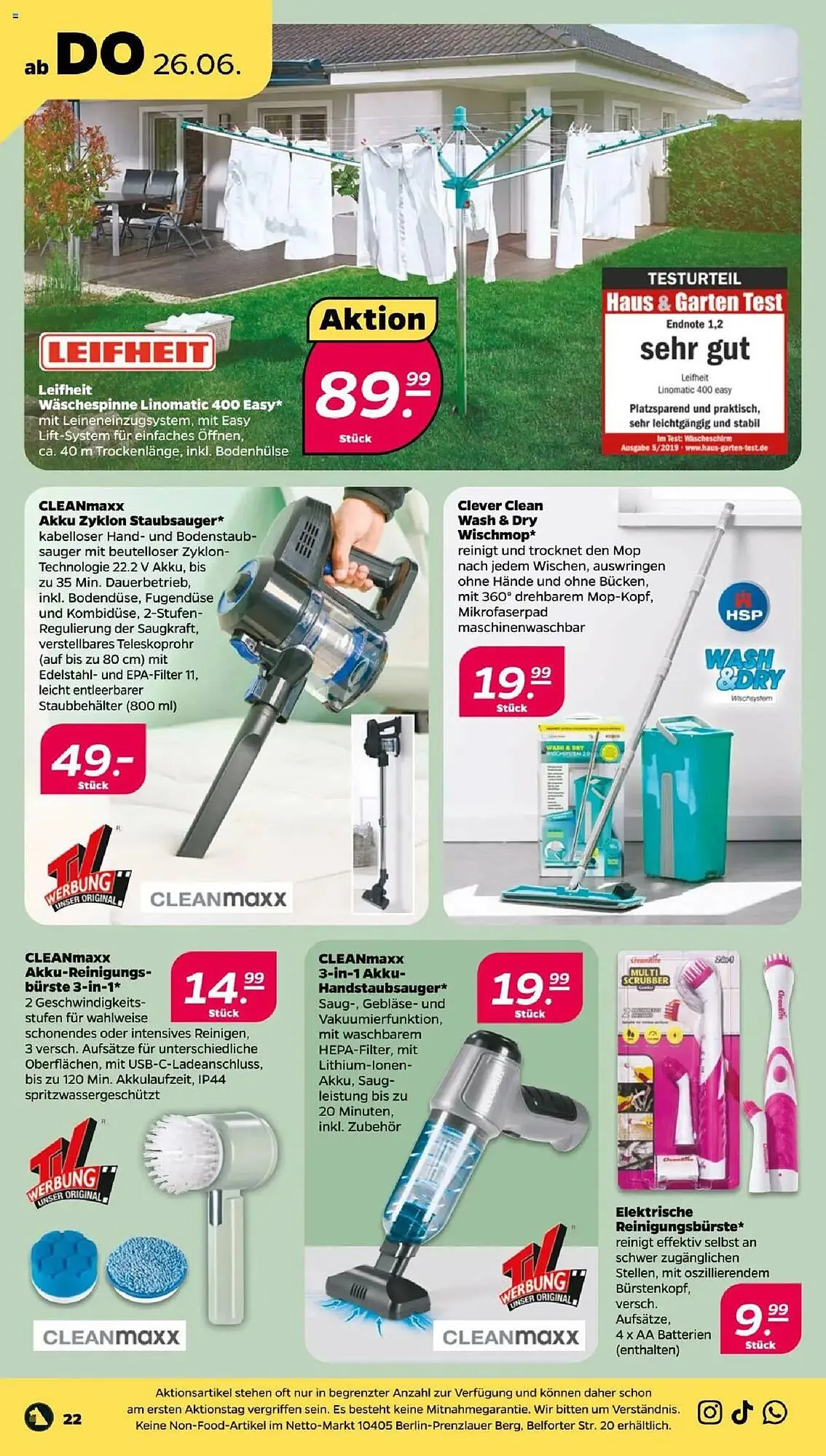 NETTO Prospekt von 23. Juni bis 28. Juni 2025 - Prospekt seite 26