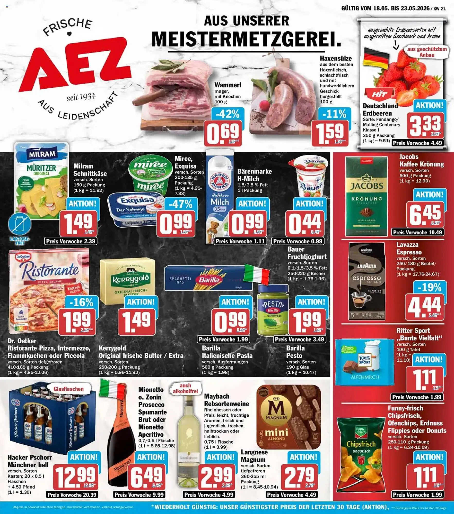 AEZ Prospekt von 18. Mai bis 23. Mai 2026 - Prospekt seite 1